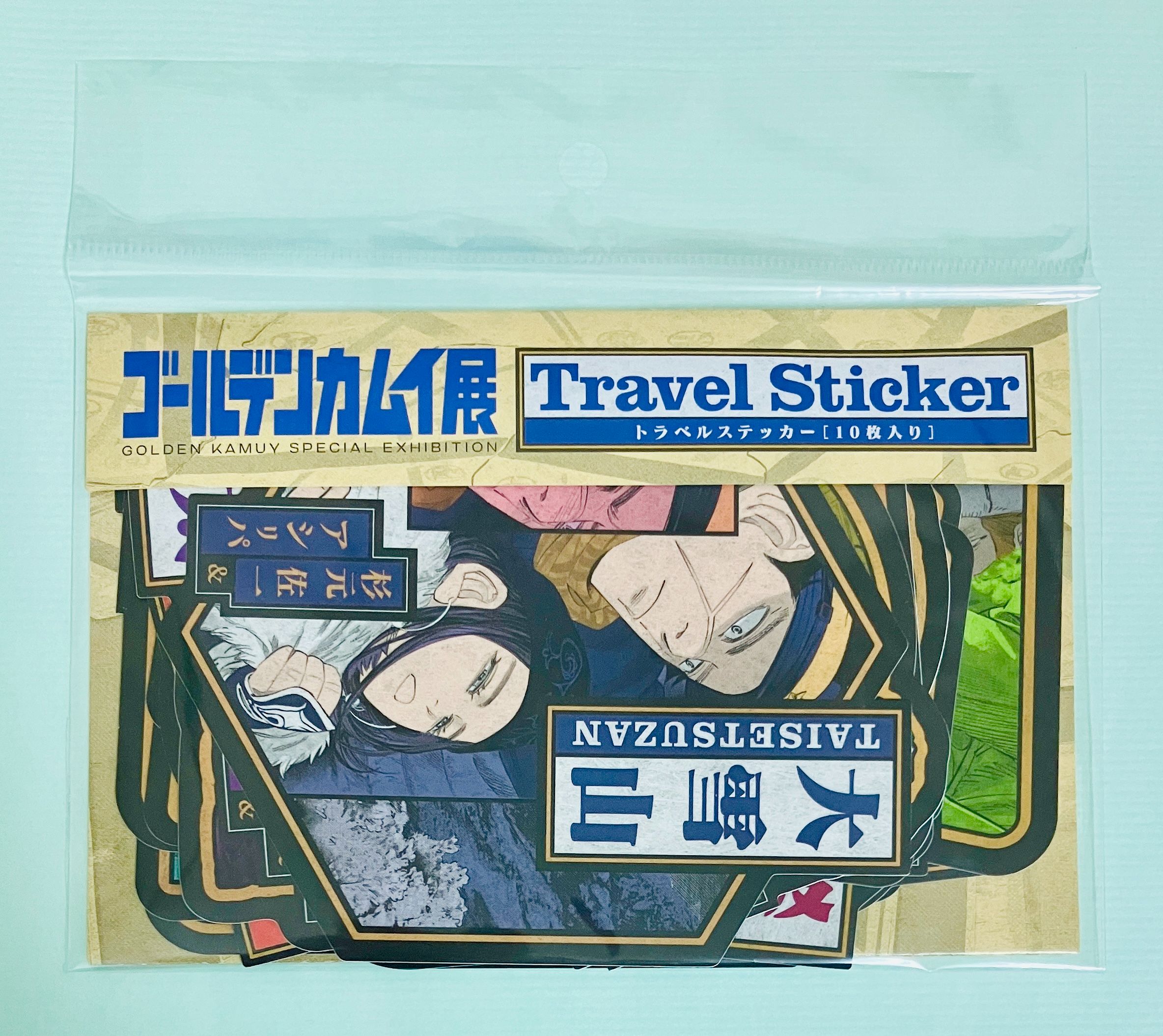 全新 黃金神威展 防水旅行貼紙