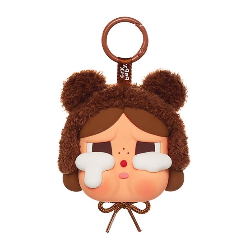 POP MART CRYBABY眼淚工廠系列耳機包/ 哭哭熊，目前最熱銷的耳機包
