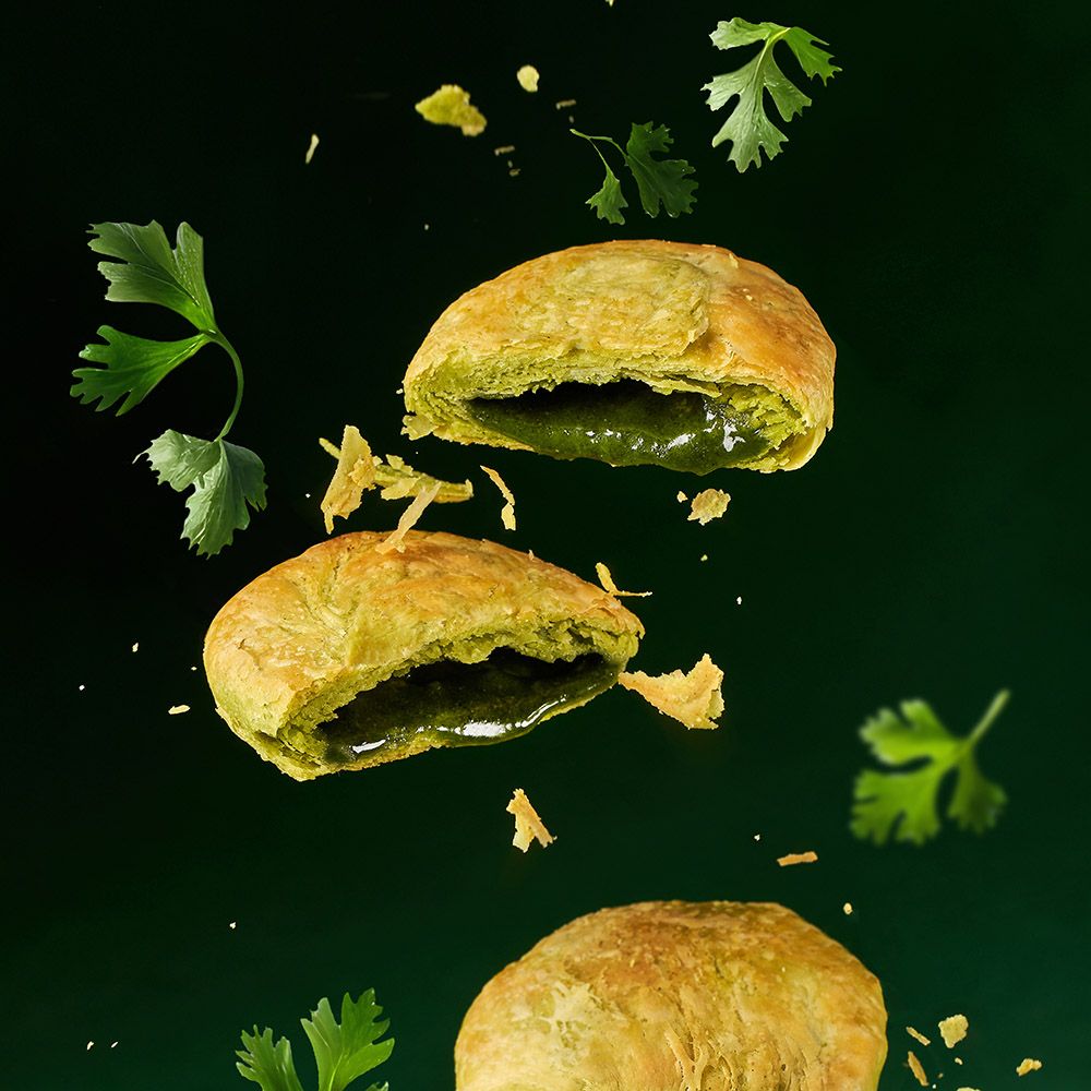 香菜太陽餅【6入裝】Coriander Sun Cake ｜淡雅草本香氣，風味清爽不膩【奶素】