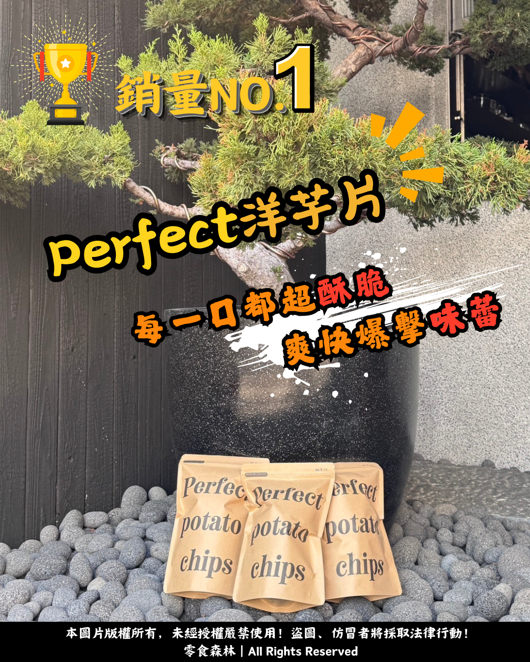 👑Perfect洋芋片👑零食森林首選💥熱銷爆款🔥人氣王者 現貨免等待 【原味海苔】【BBQ烤雞】【正宗沙茶】【甘
