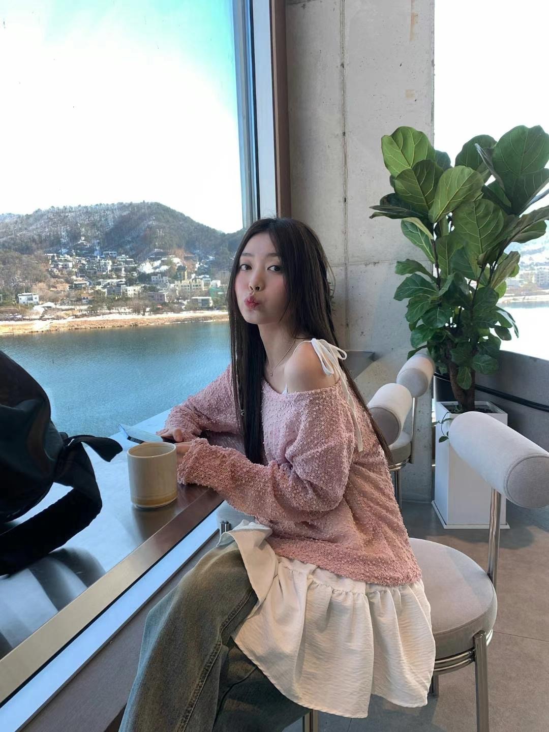 現貨+預購ෆ￼🏷ʏᴜɴᴀ’s ·正韓代購🇰🇷韓系顆粒感針織長袖上衣 4colors