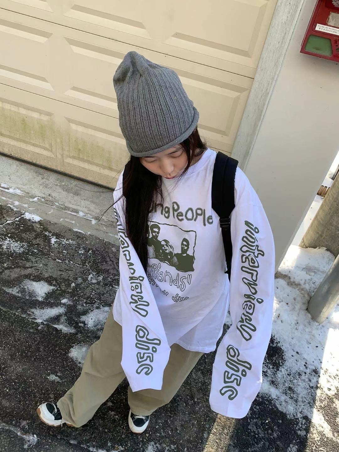 ￼🏷ʏᴜɴᴀ’s ·正韓代購🇰🇷街頭塗鴉風長袖上衣