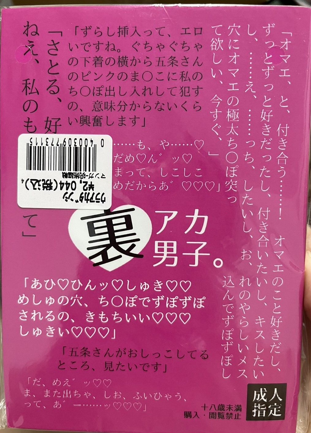 【小說】（喪鳴歌）裏アカ男子。