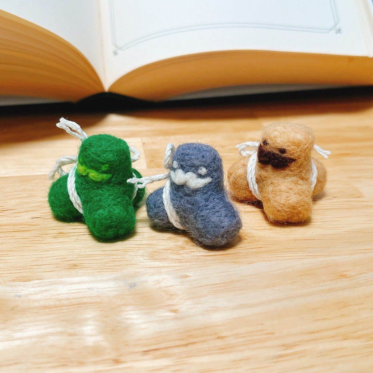 預購。中部粽羊毛氈。擺飾（迷你）。端午限定。