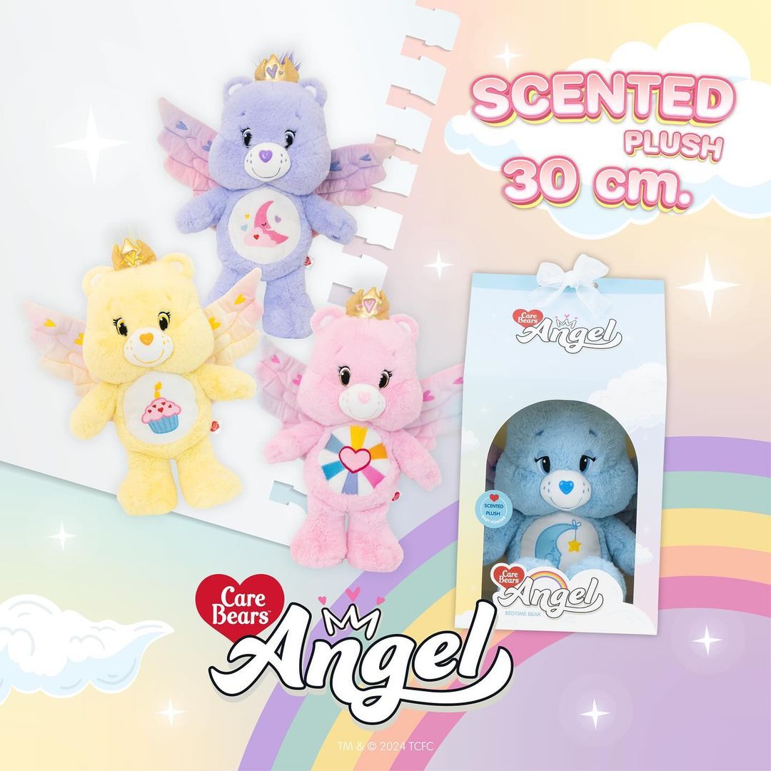 ✈️（新款）泰國代購 Care Bears✨天使皇冠香味版本 Angel Scented Plush 30CM