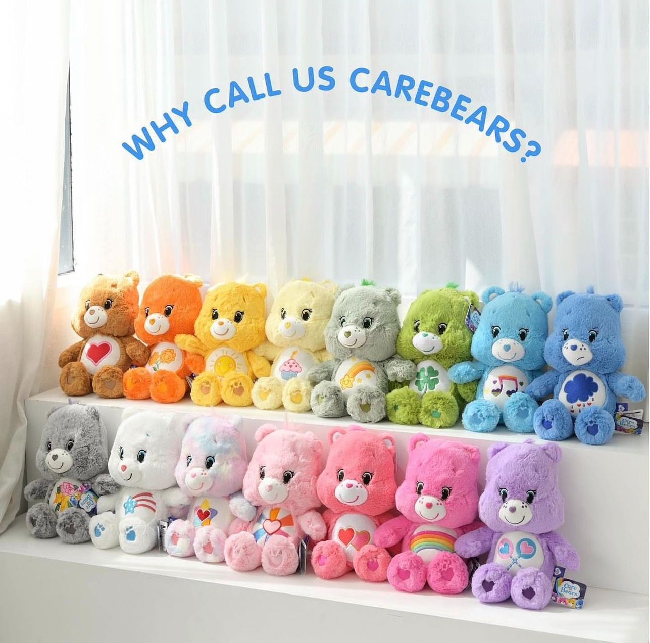 ✈️泰國代購 Care Bears✨基本款小熊玩偶 25cm/45CM