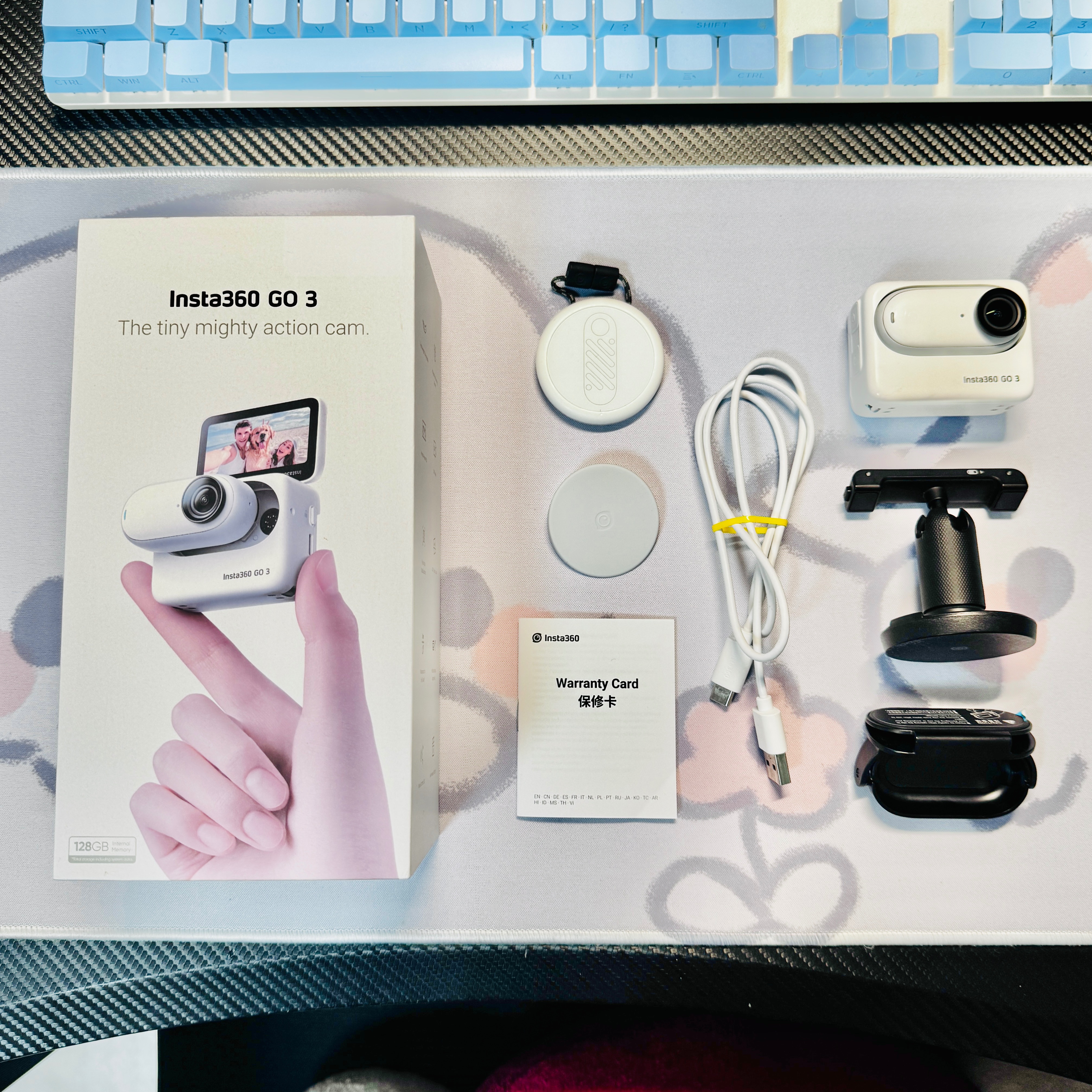 二手 Insta360 GO 3 拇指防抖相機 128G版本