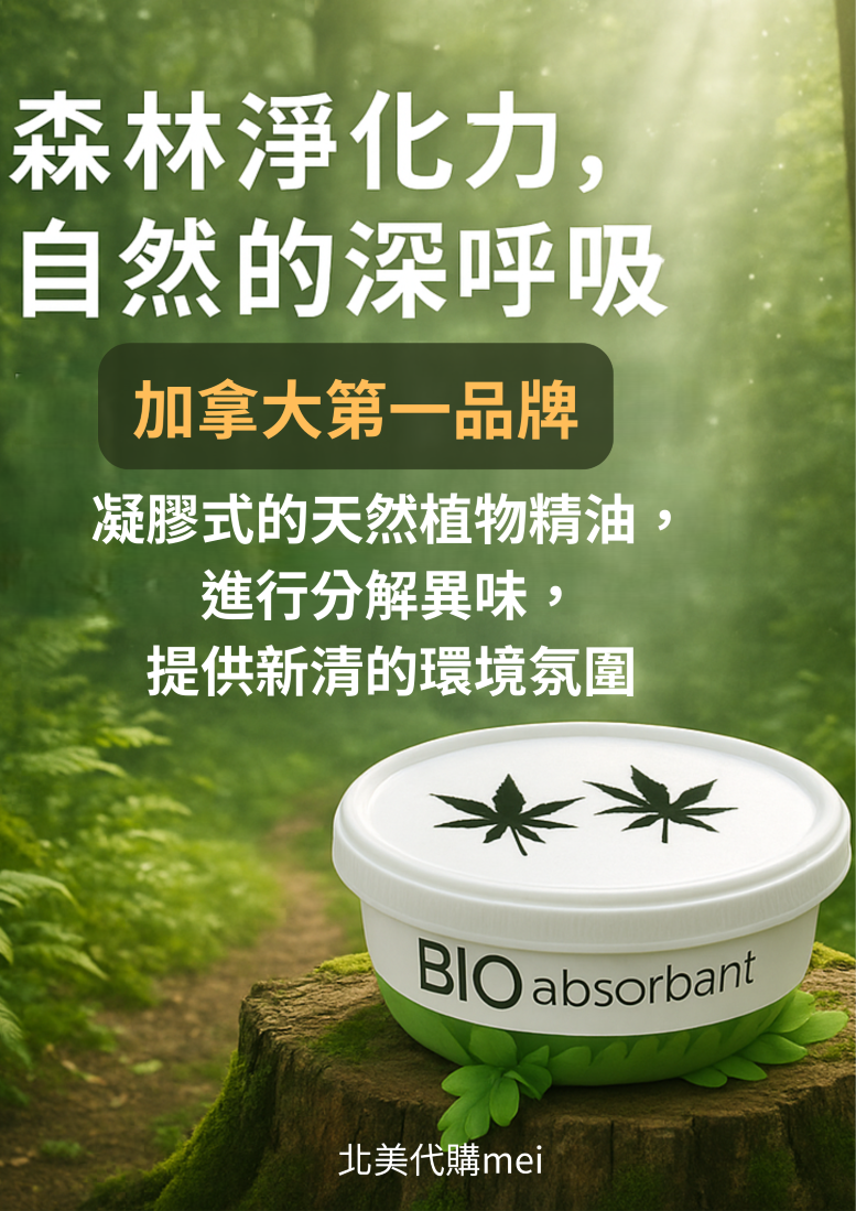 🌿BIO Absorbant 天然除臭凝膠｜活性碳分解淨化 車用除臭凝膠  除臭 健康 清新 舒適 純天然 芳香