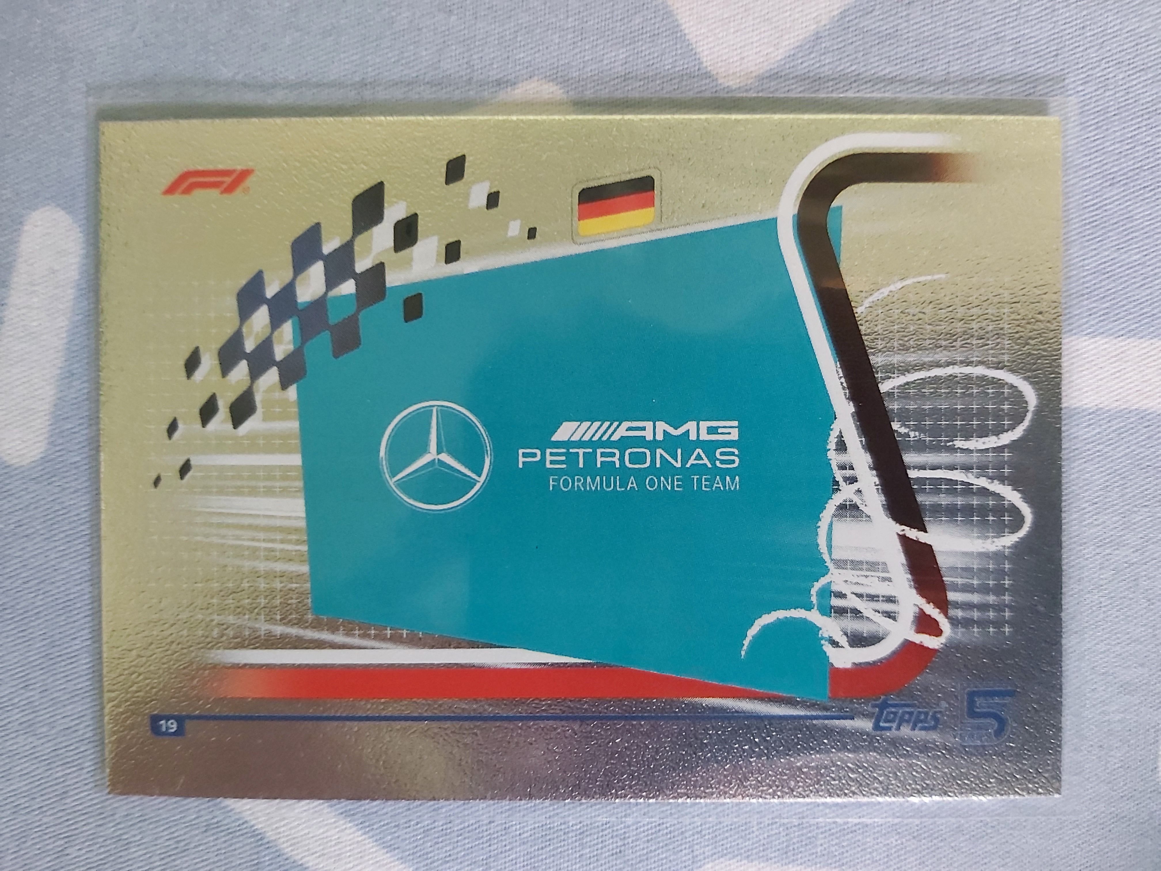 Turbo Attax － Mercedes － Lewis Hamilton ＆ George Russell