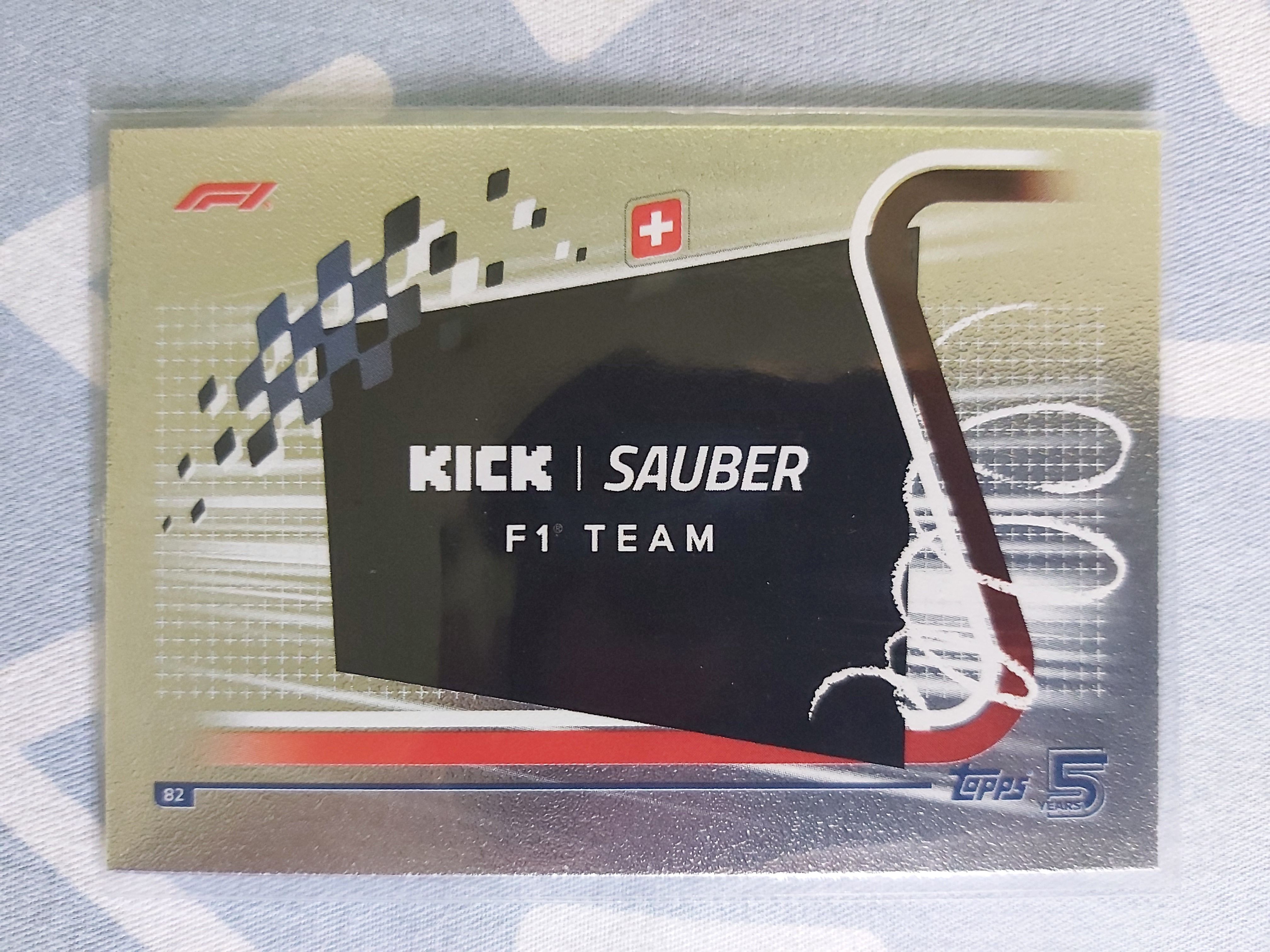 Turbo Attax － Sauber － Valtteri Bottas ＆ 周冠宇