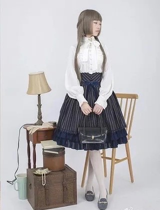 13-JS圖蘭朵灰襯衣及紺SK