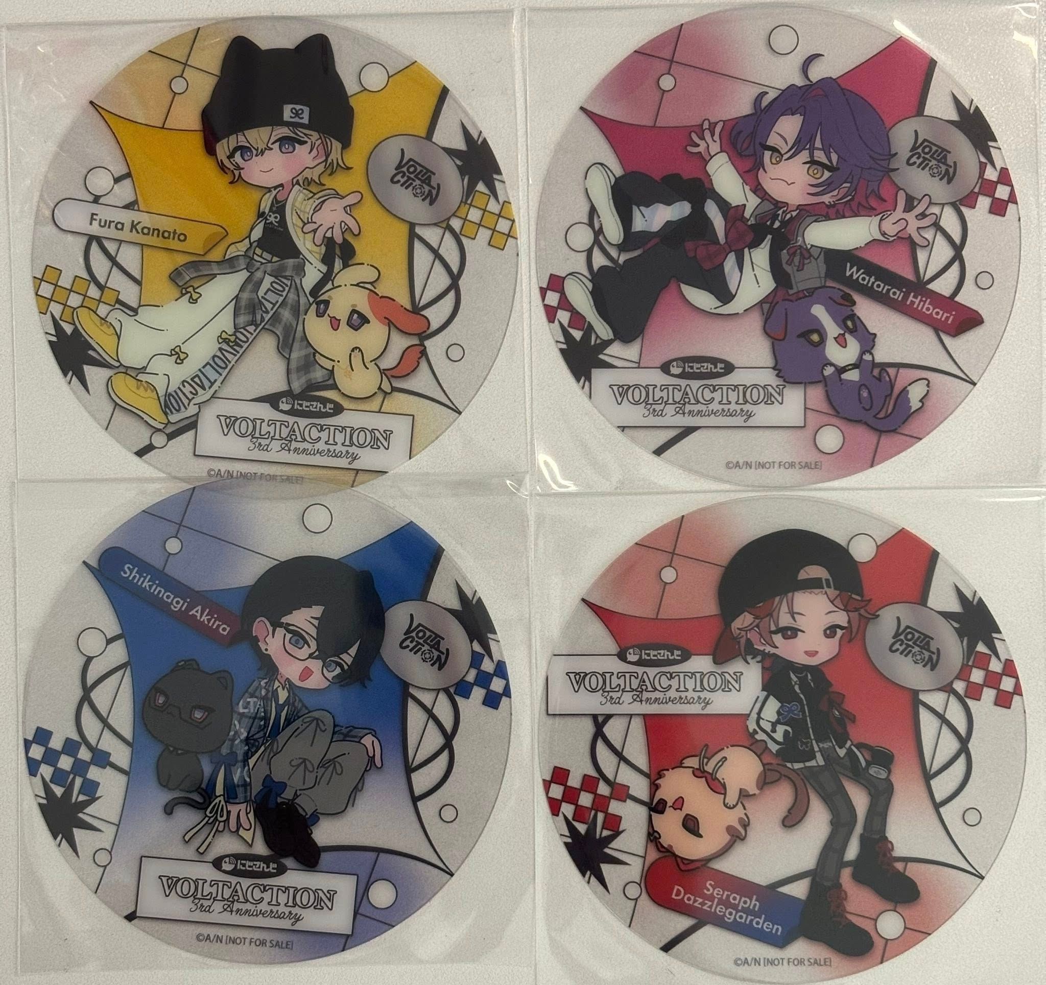 【VOLTACTION 三周年特典 透明杯墊】