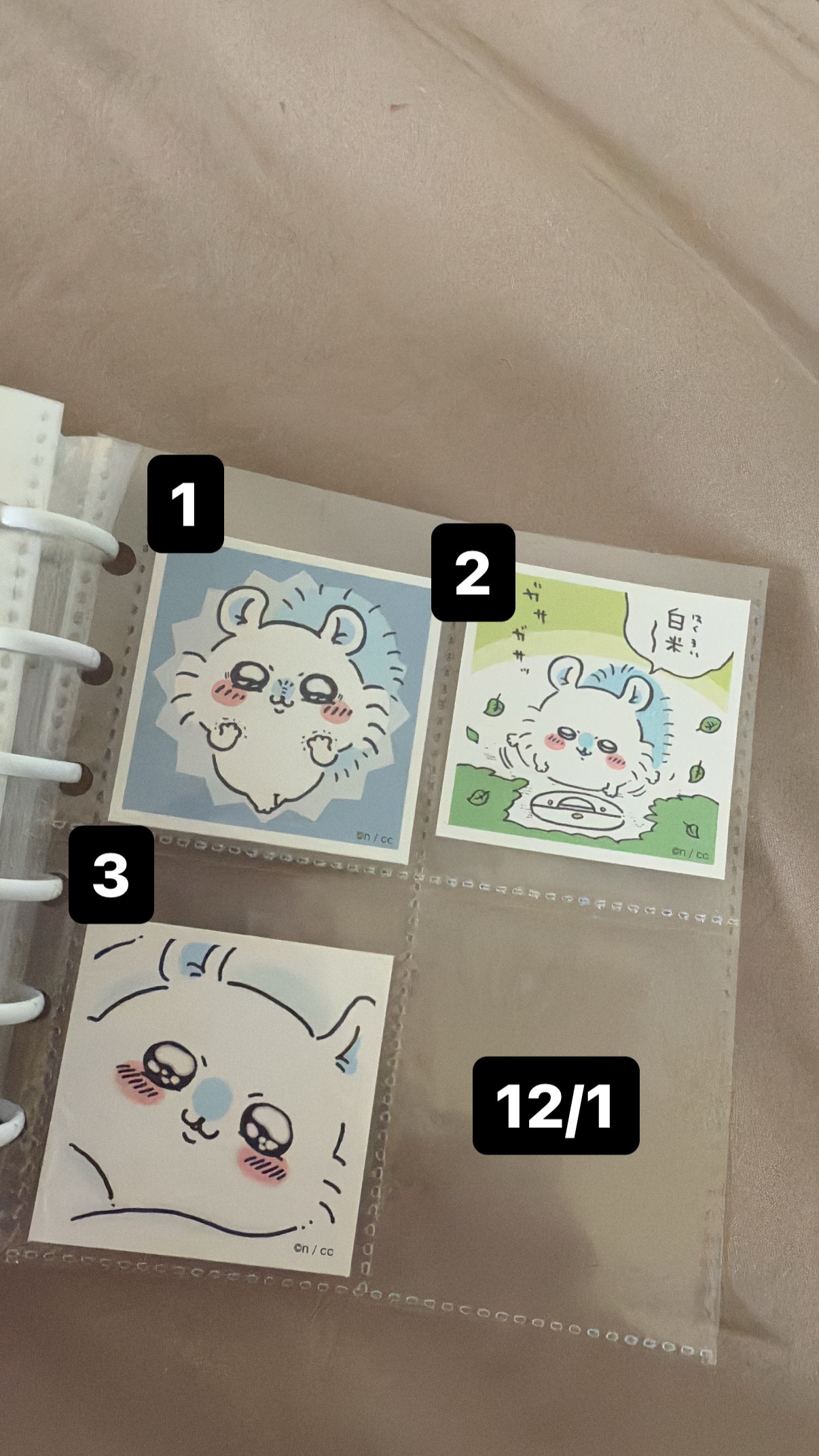 小桃方形貼紙