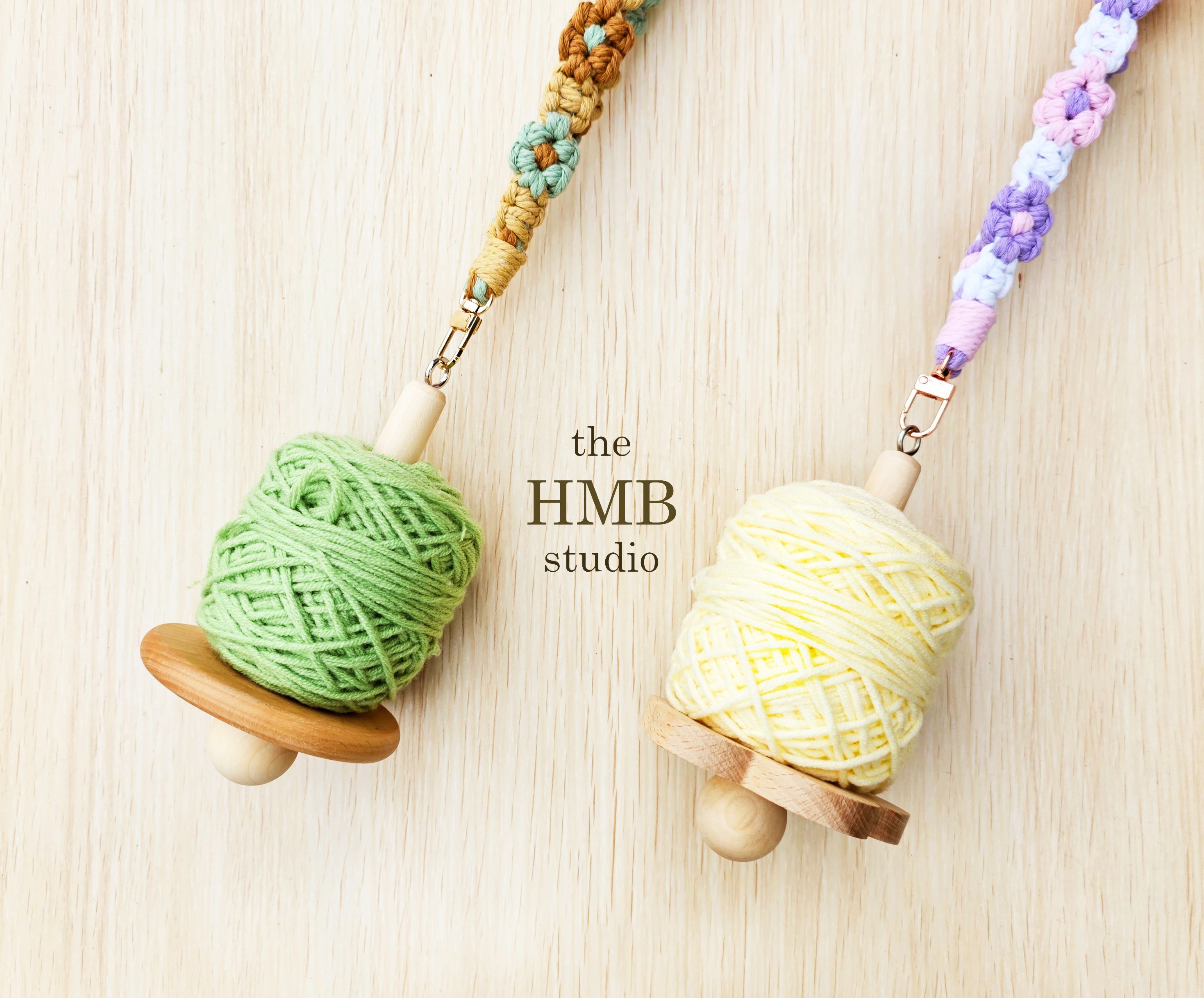 the HMB studio獨家設計 • 自製【實木手提毛線軸】