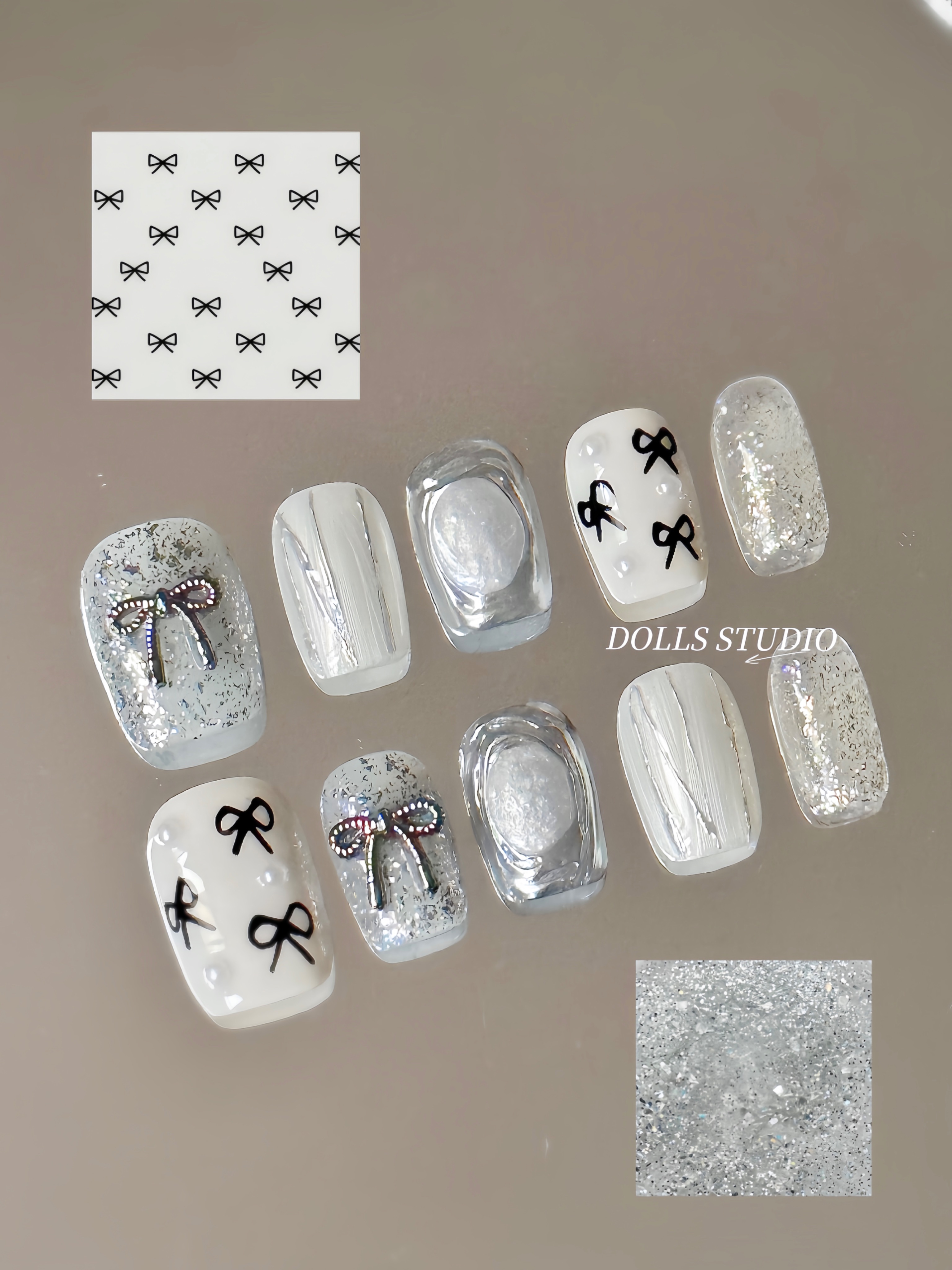 DOLLS嚴選《銀色蝴蝶結》