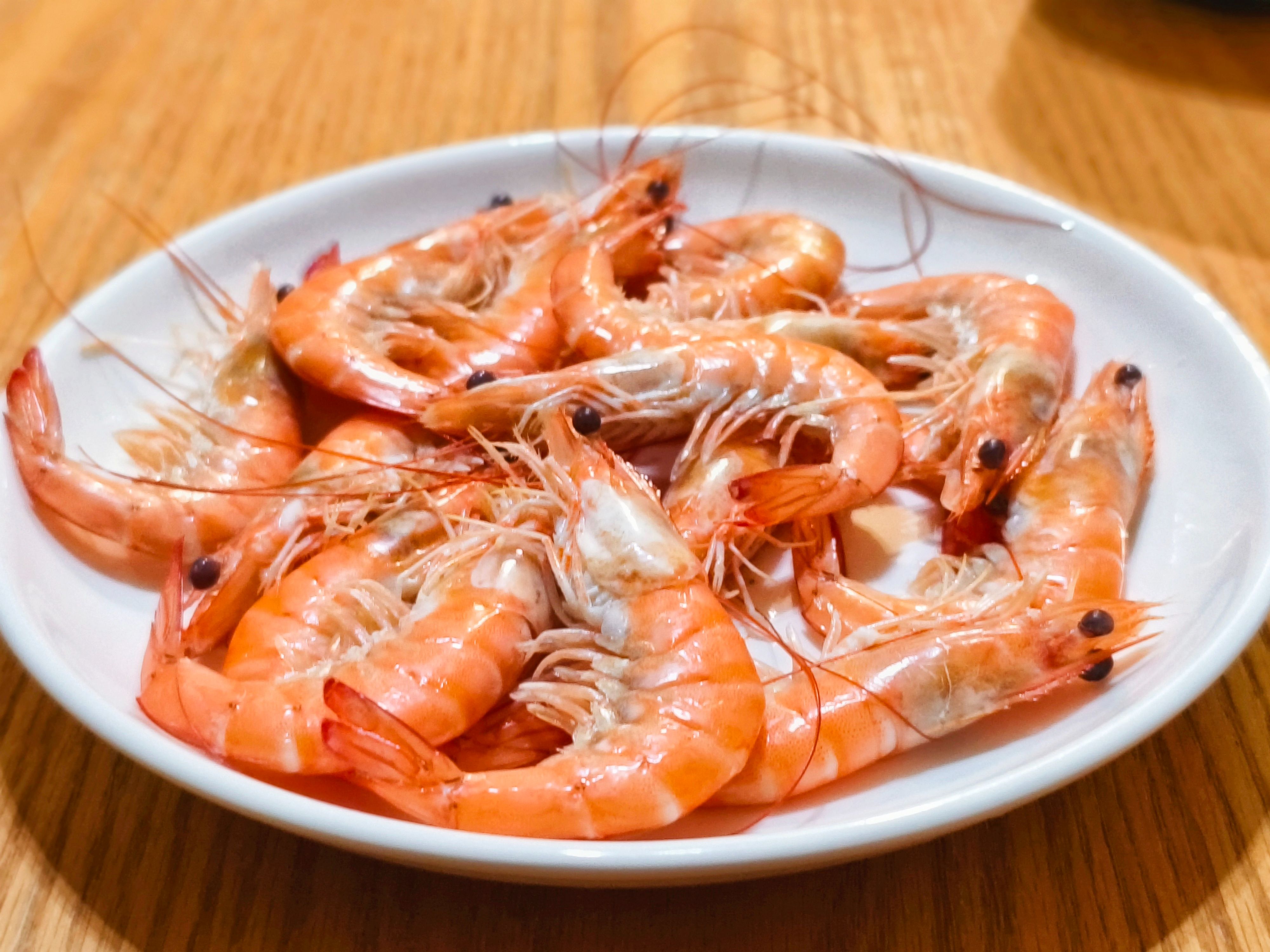 桃紅甜白蝦