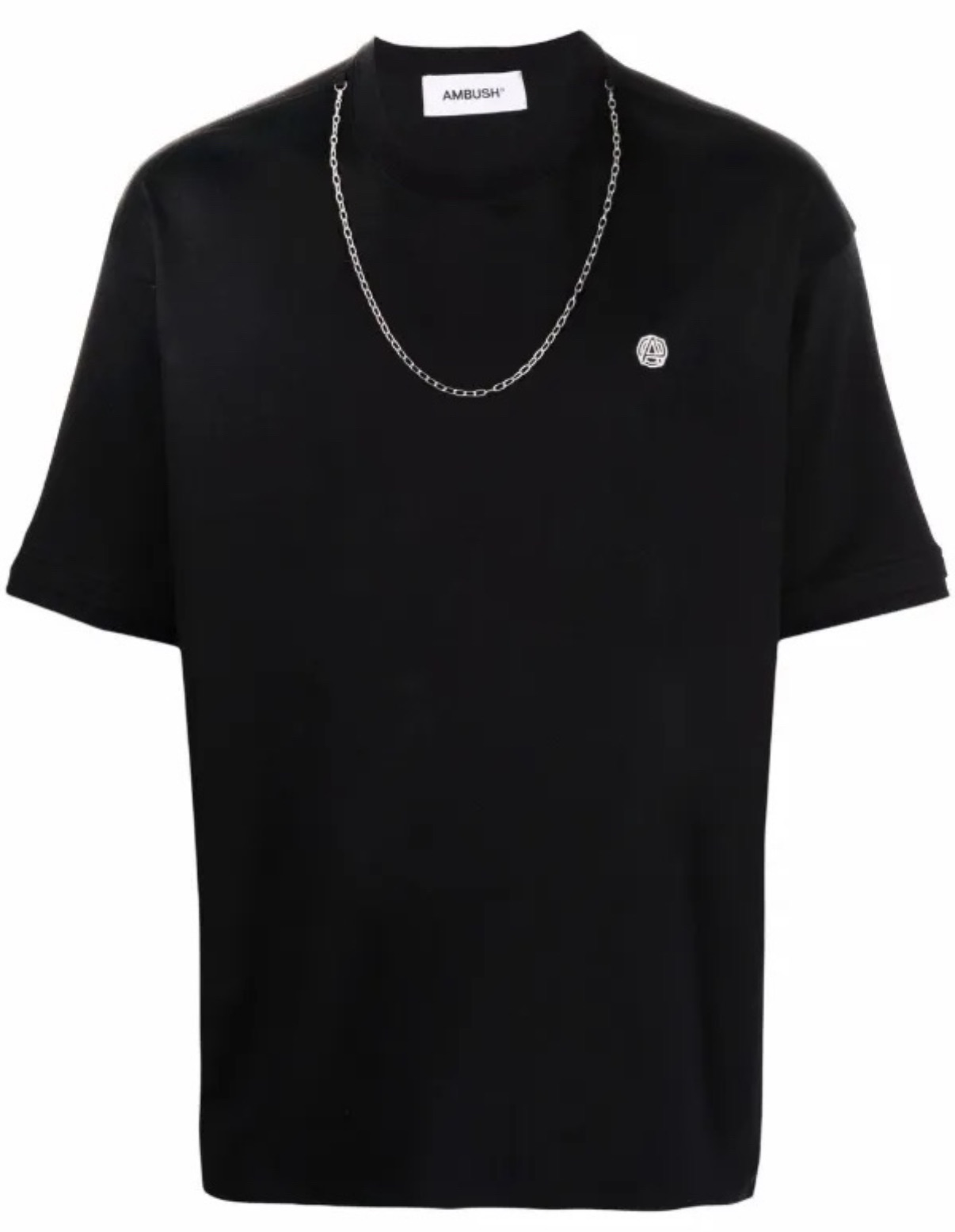 BBC | AMBUSH chain-link collar T-shirt