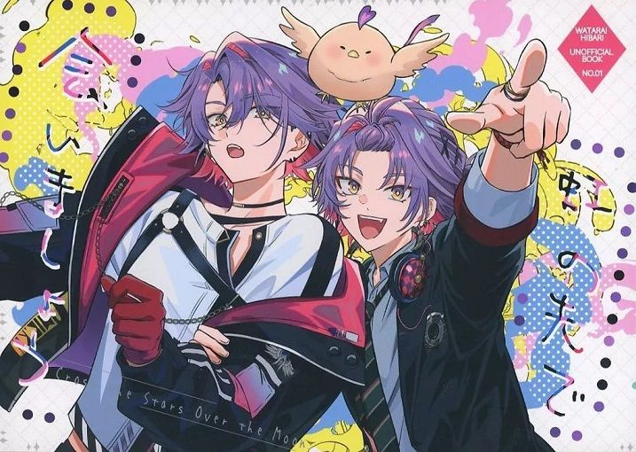 日版Vtuber彩虹JP同人誌-渡會雲雀全彩畫冊/ねむねむみかん【虹の先で会いましょう】