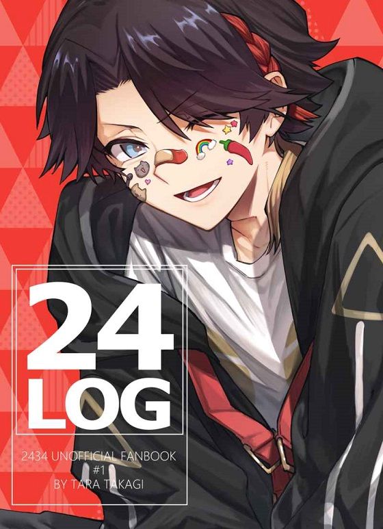 日版Vtuber彩虹JP同人誌-三枝明那/鳥の巣【24LOG】