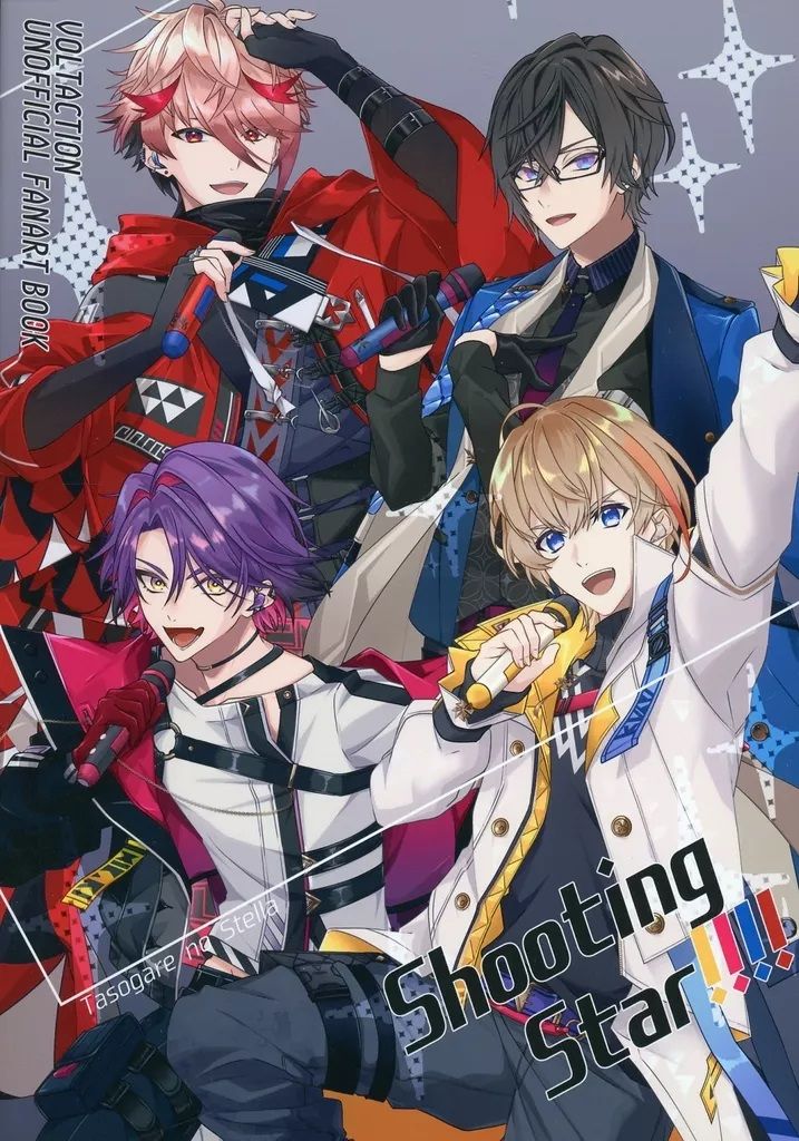 日版Vtuber彩虹JP同人誌-風樂奏斗渡會雲雀四季凪聖來賽拉弗/黄昏のステラ【Shooting Star全彩畫冊】