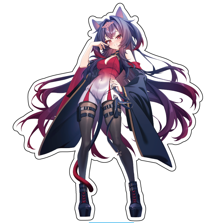 亞曼雙層壓克力立牌