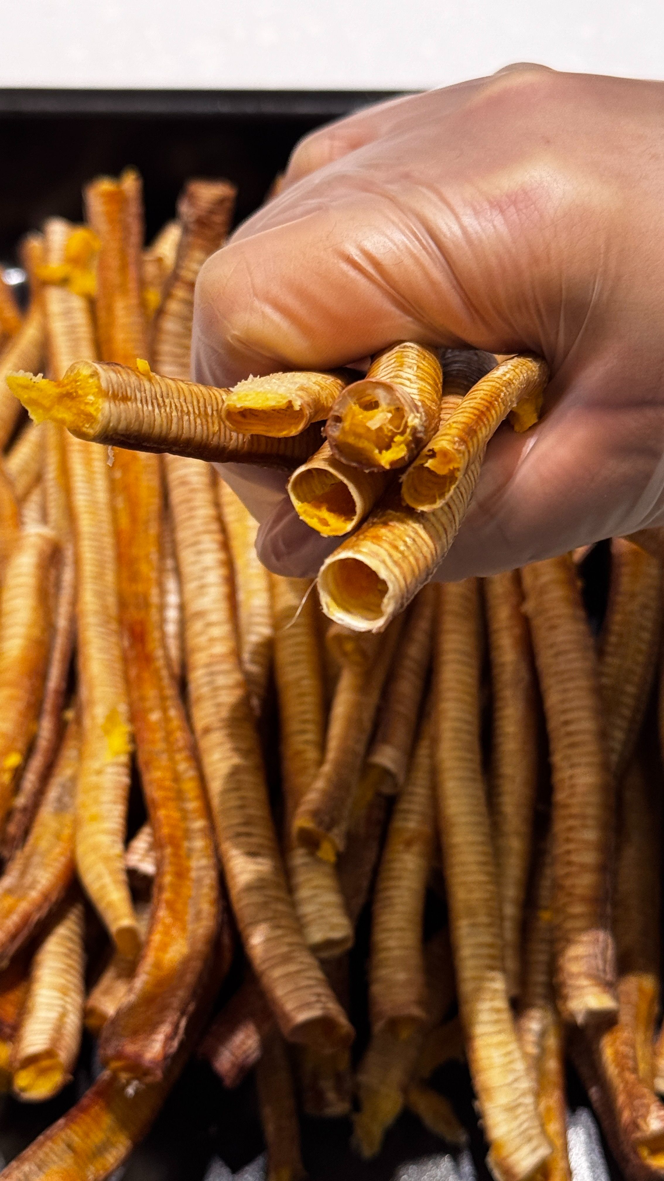 鴨氣管夾心酥（羊奶南瓜泥）