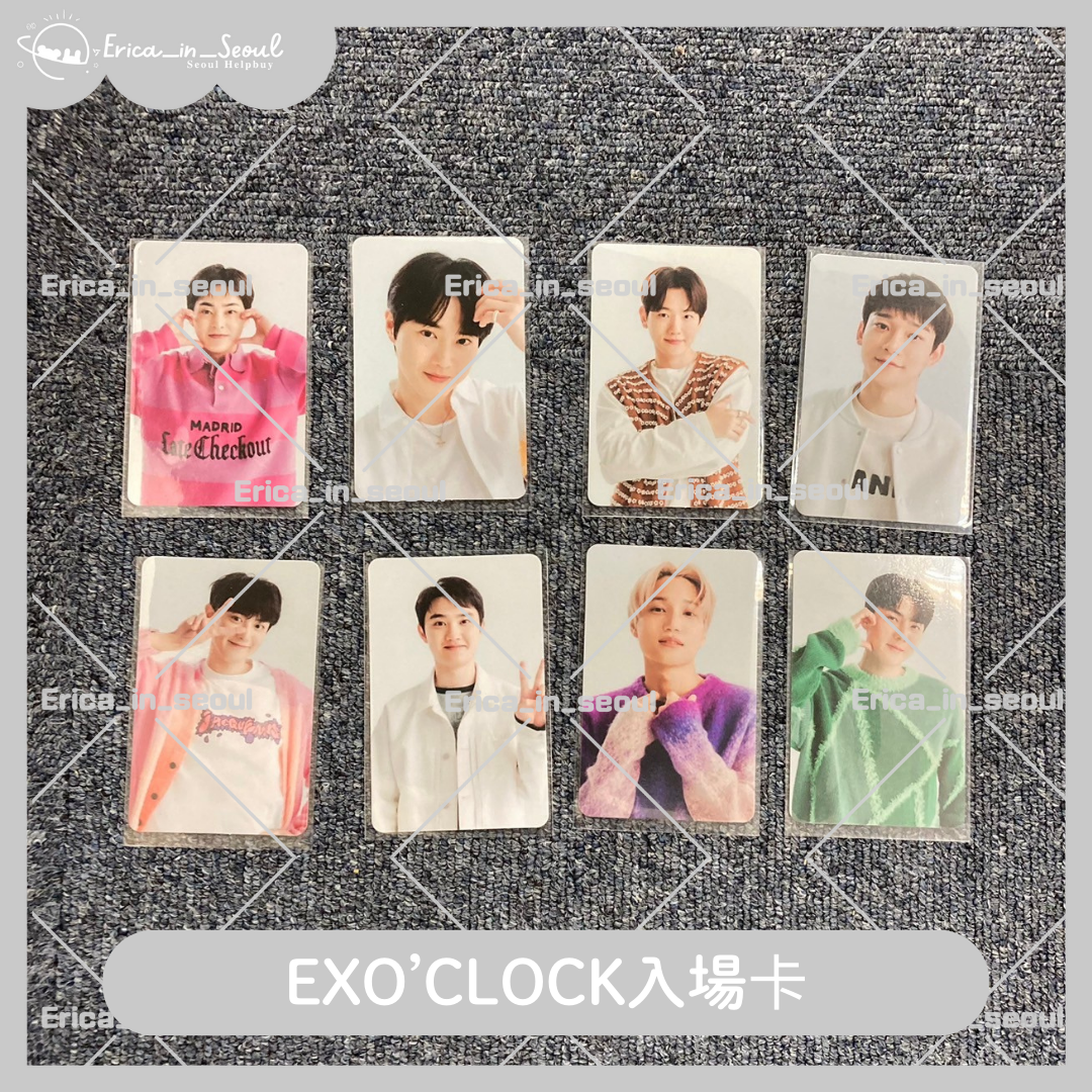 EXO’CLOCK 入場卡