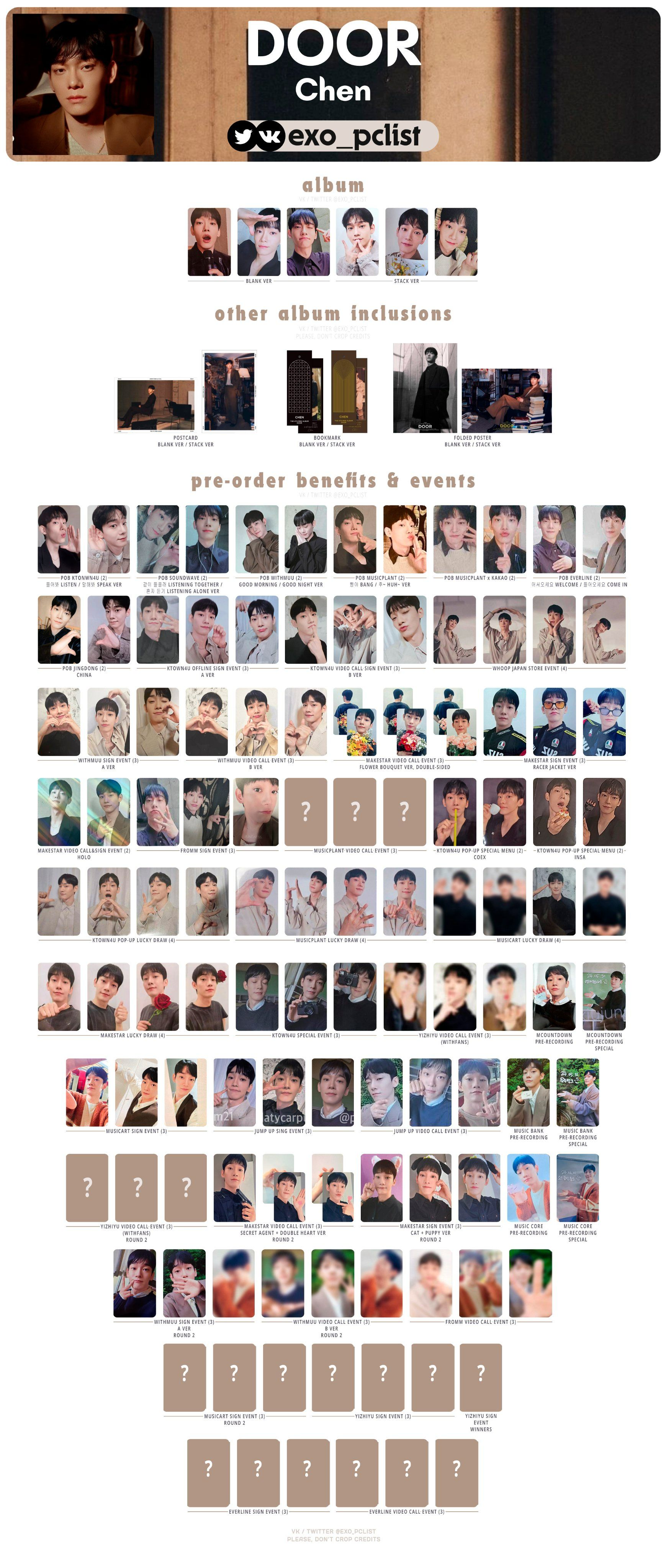 CHEN DOOR特典