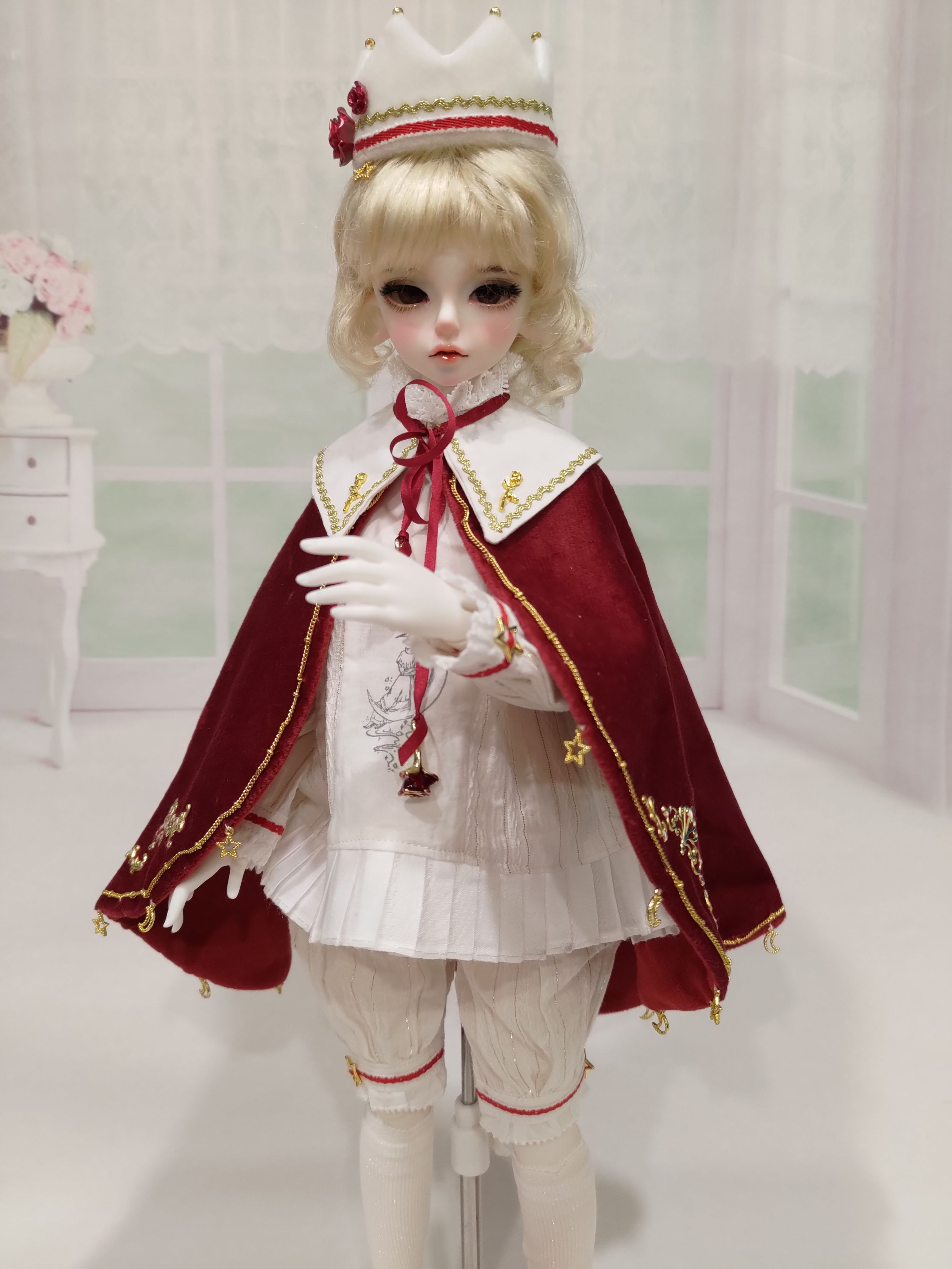 ［Bjd娃衣-4分-（MYOU大胸體可穿）］Daisy材料包成品，小王子，男女通穿