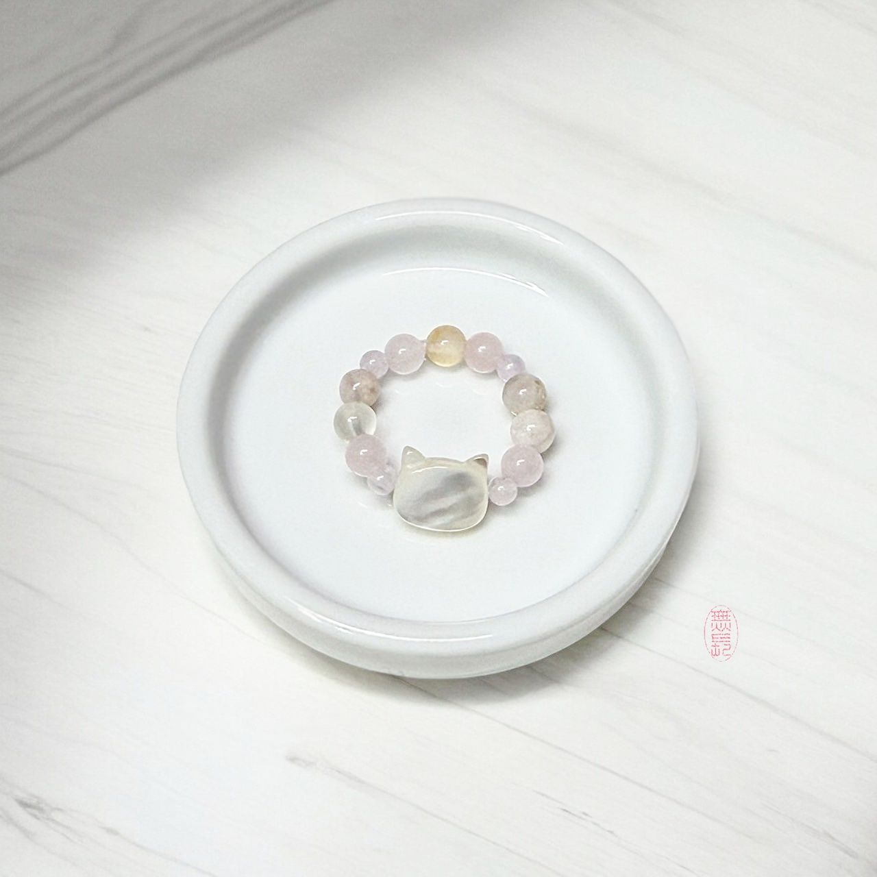 🐱粉嫩喵咪戒-少女心滿滿💗