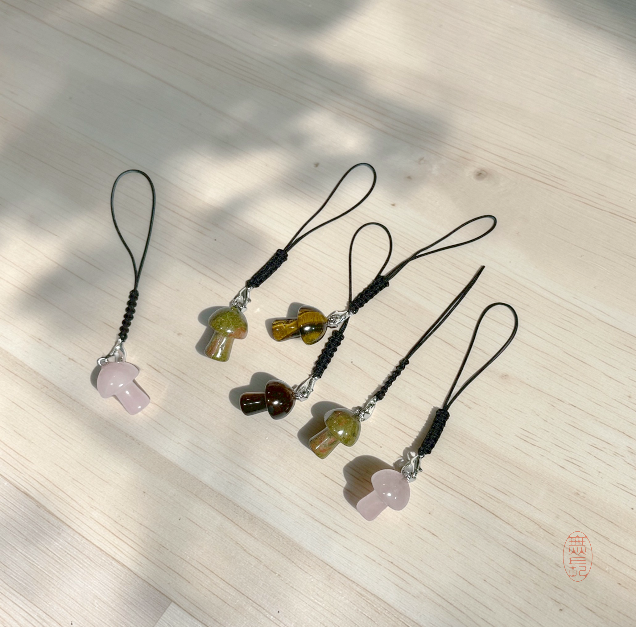 🍄蘑菇水晶吊飾