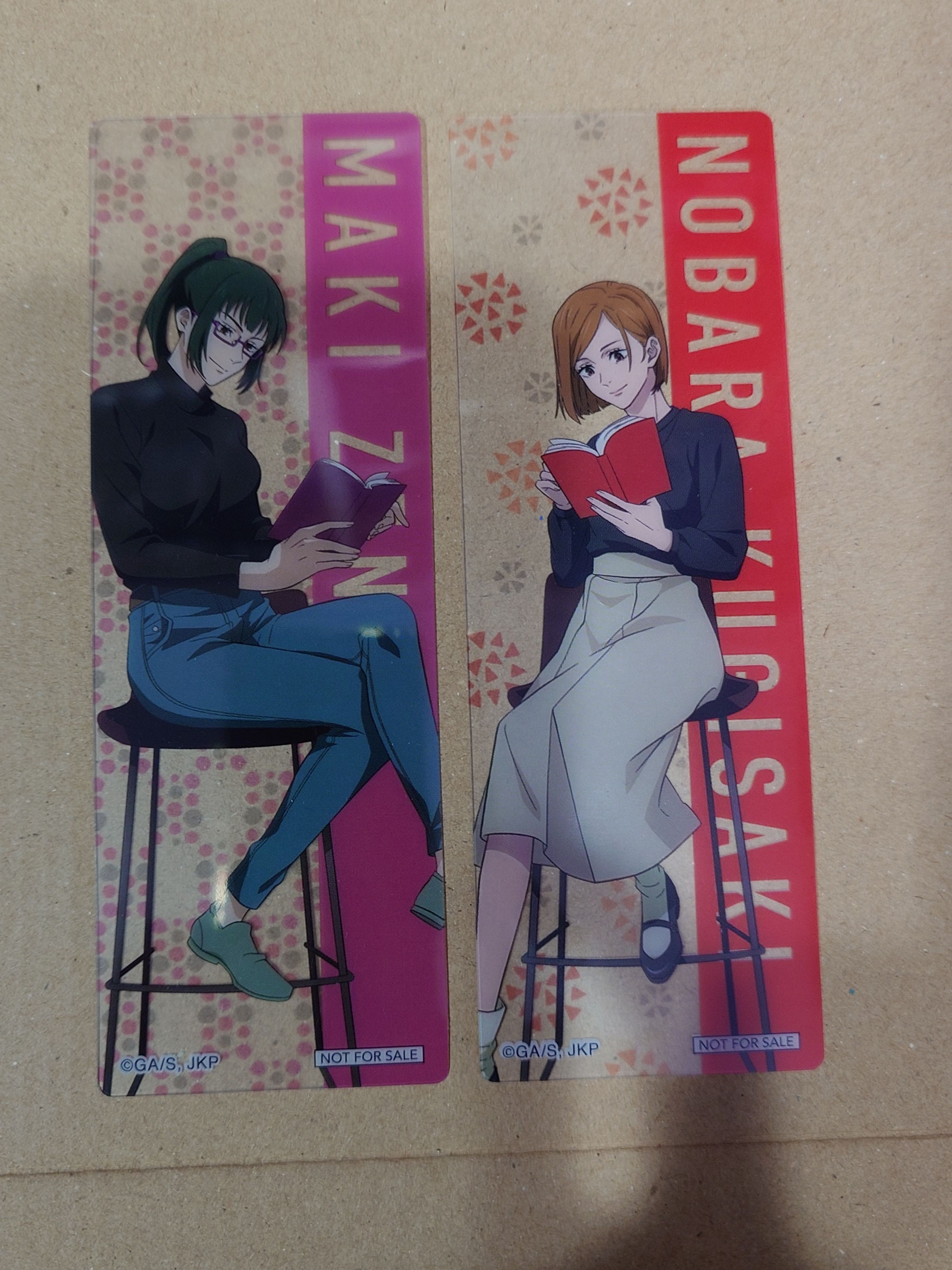 咒術迴戰-透卡書籤 野薔薇、真希