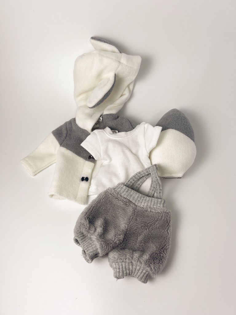 Nine9Style 狐狸套裝（灰）