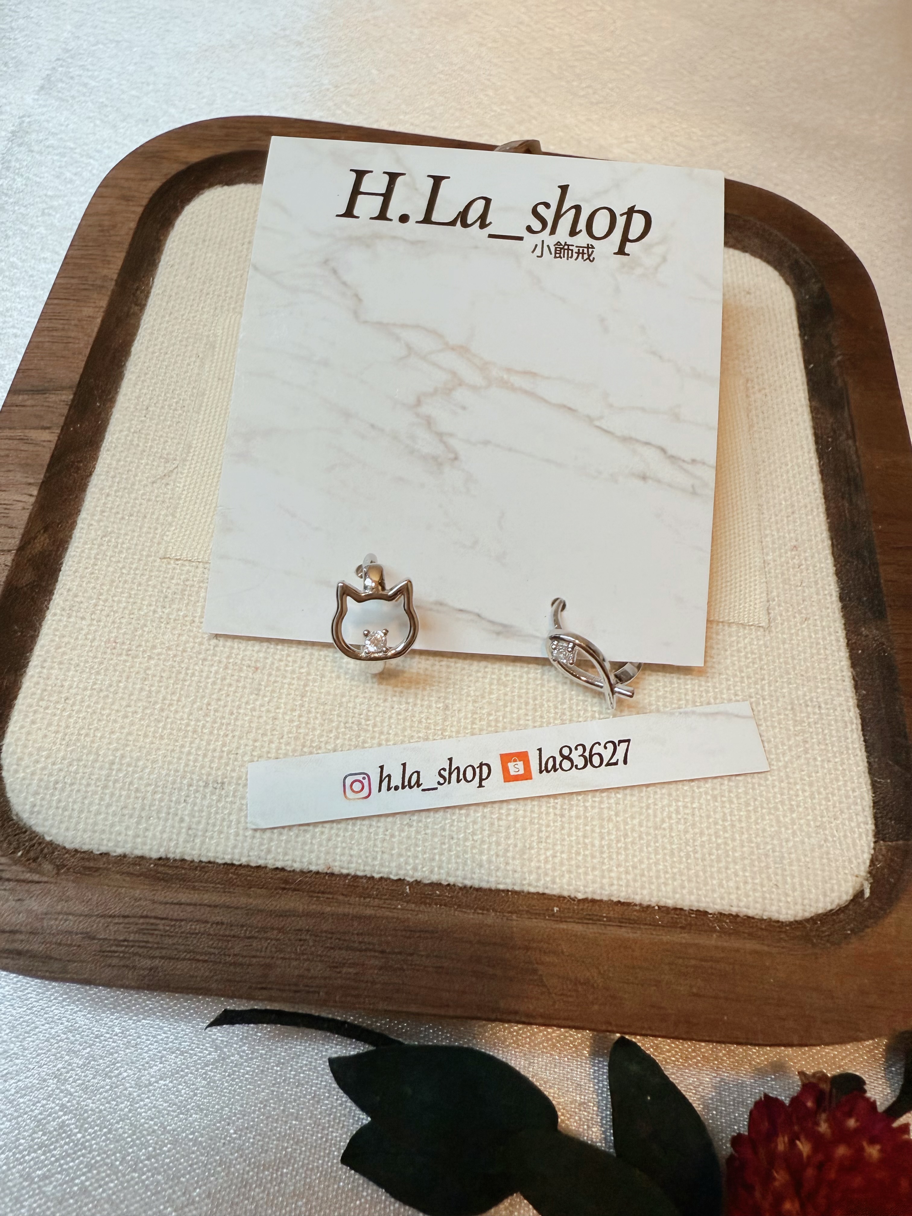 925銀-貓咪魚耳🐈 耳環