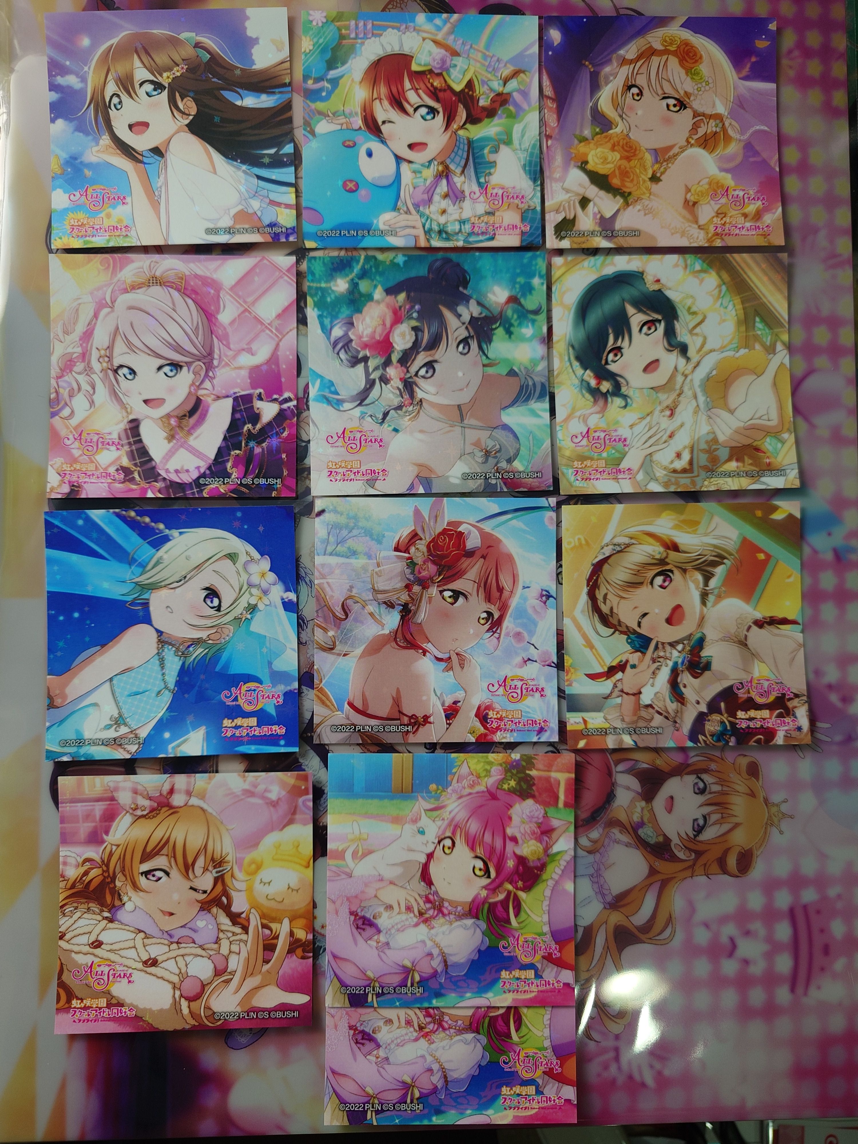 Lovelive All Stars 虹咲 貼紙