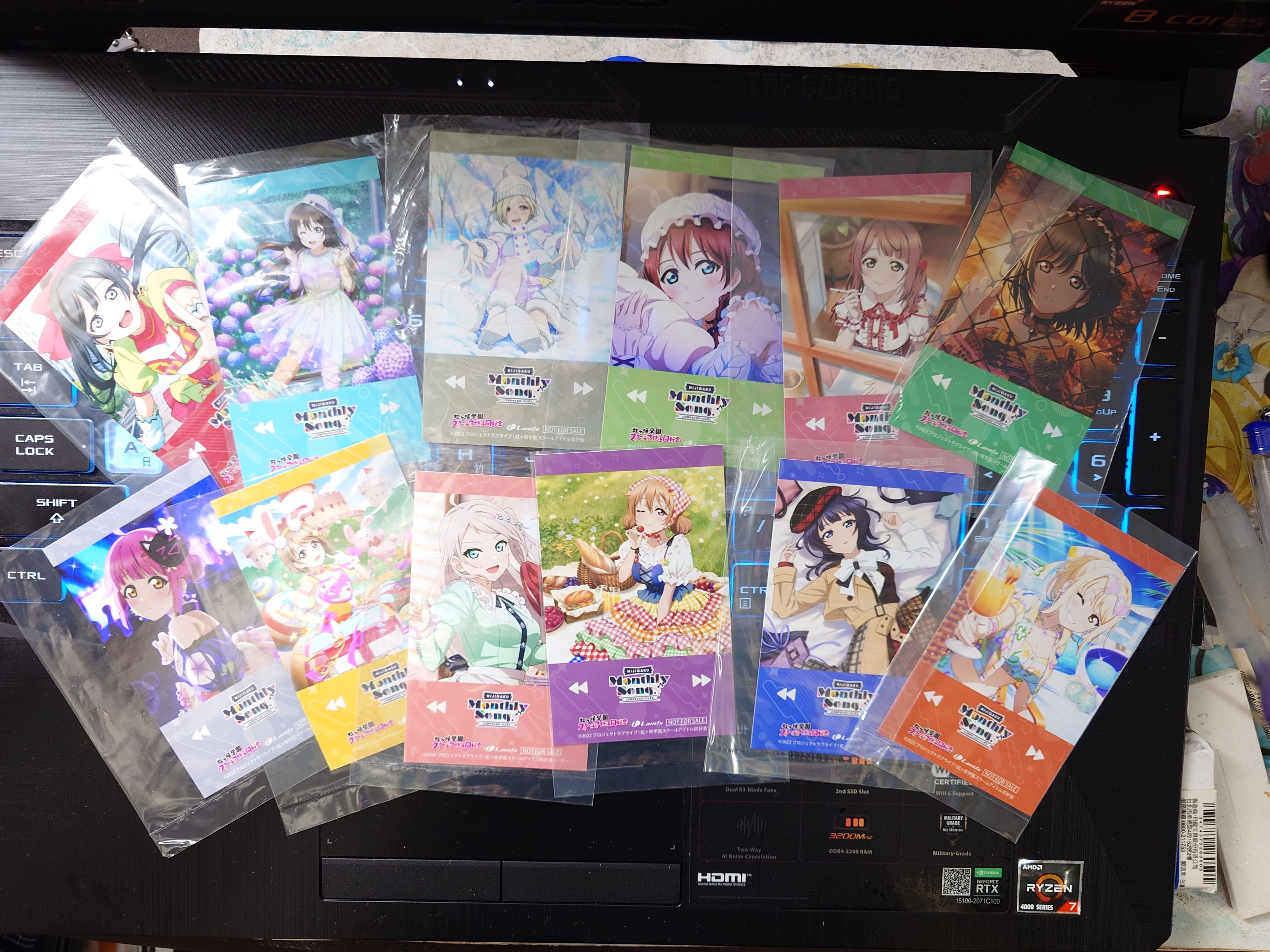 虹咲 Monthly CD 貼紙