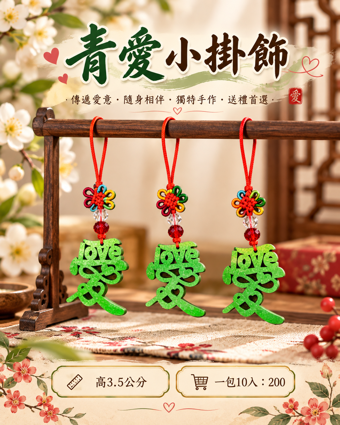 青愛小掛飾