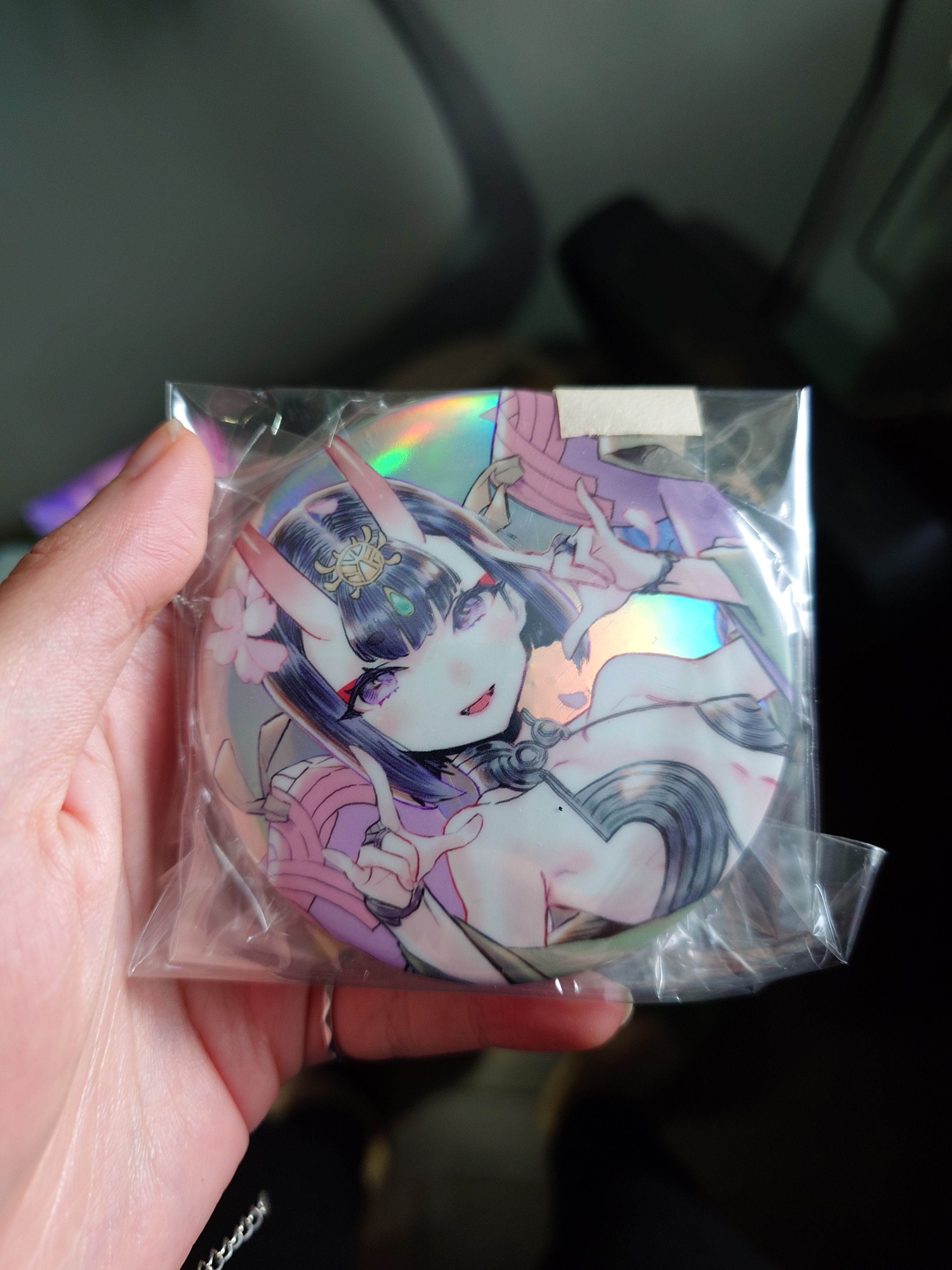 Fate/Grand Order 同人周邊 酒吞閃徽+滑鼠墊