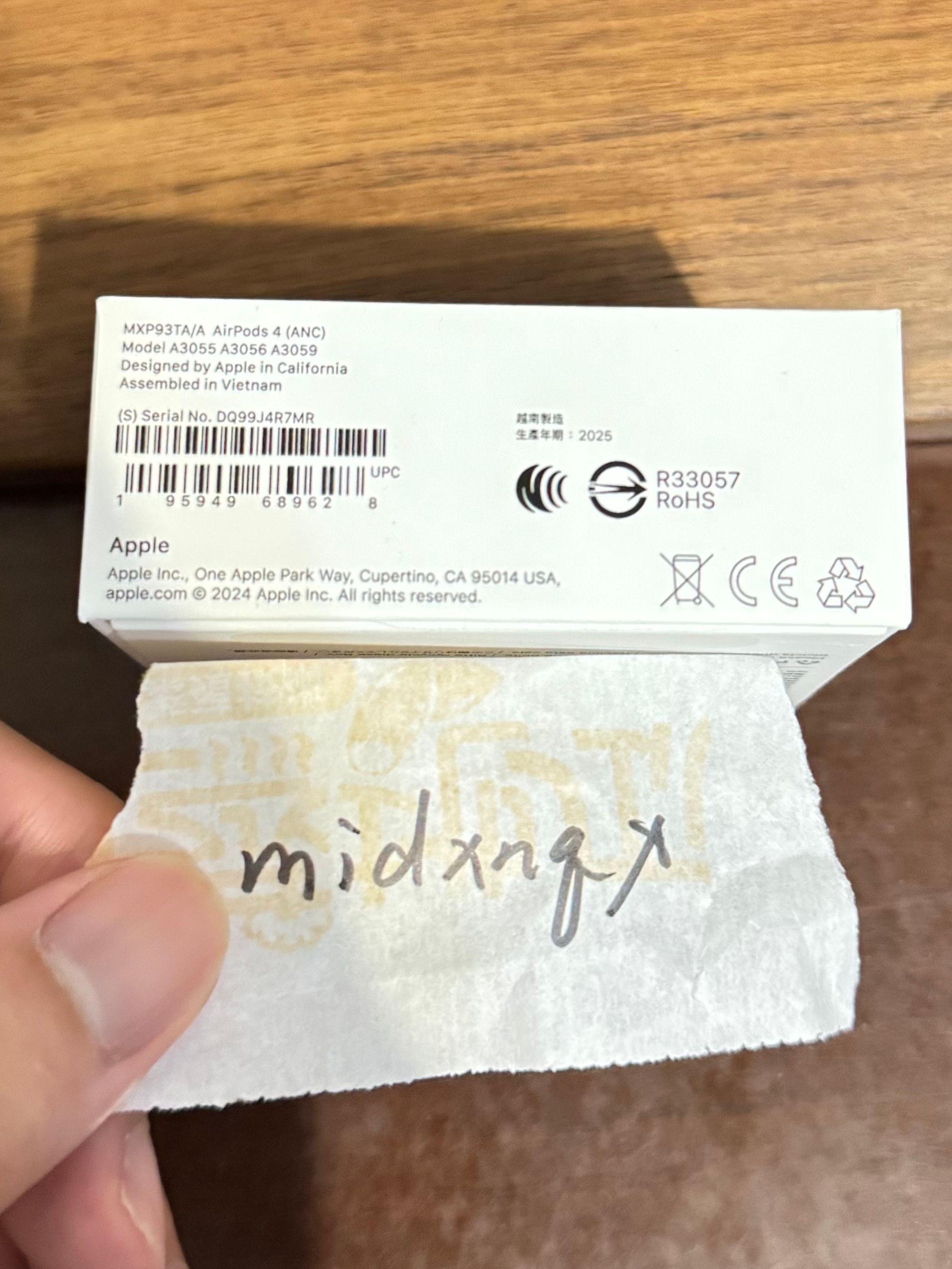 新竹 AirPods 4 （ANC）電池盒加故障左耳機