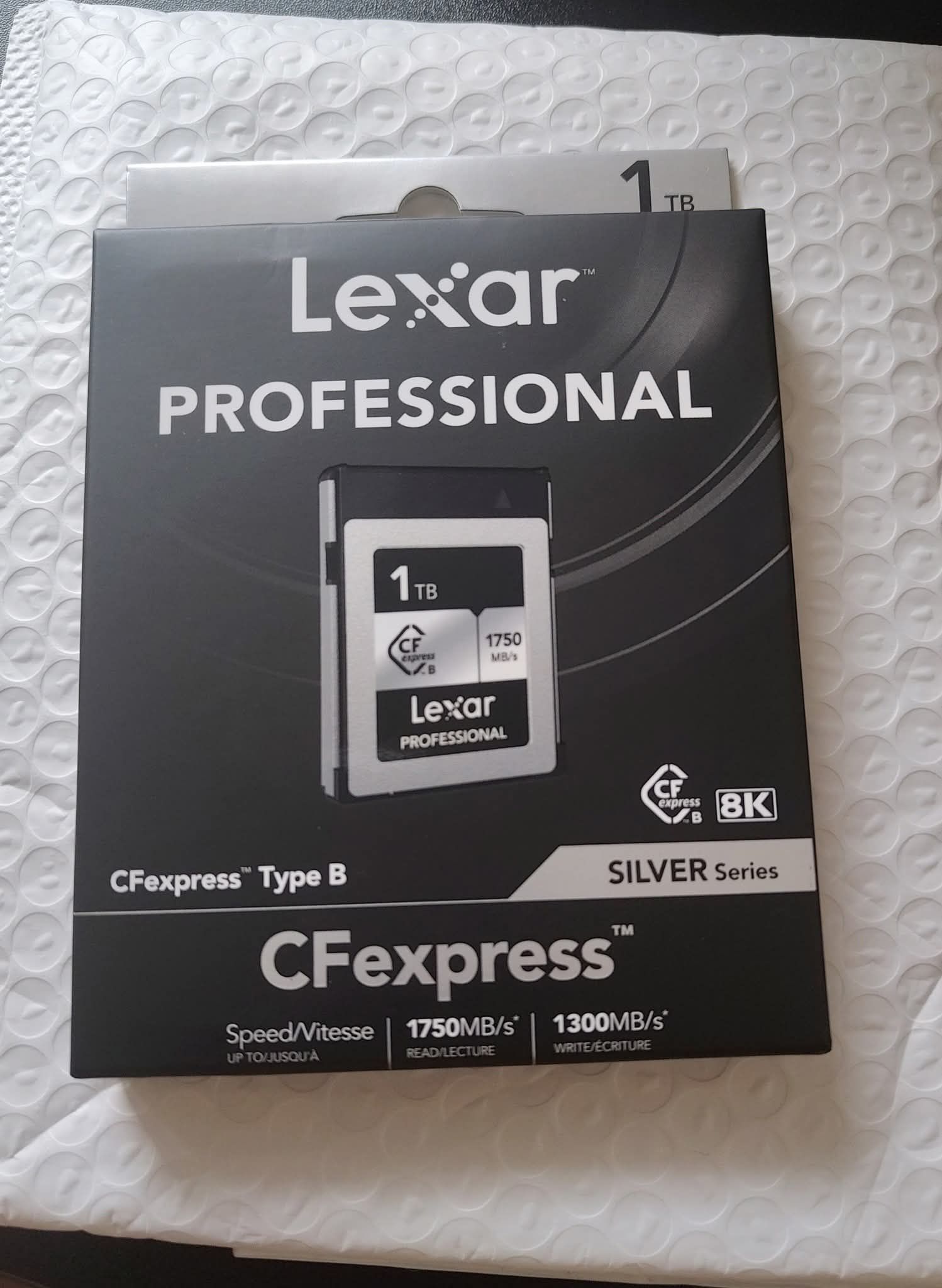 Lexar cfexpress type B 1TB 超高速記憶卡銀卡 1TB