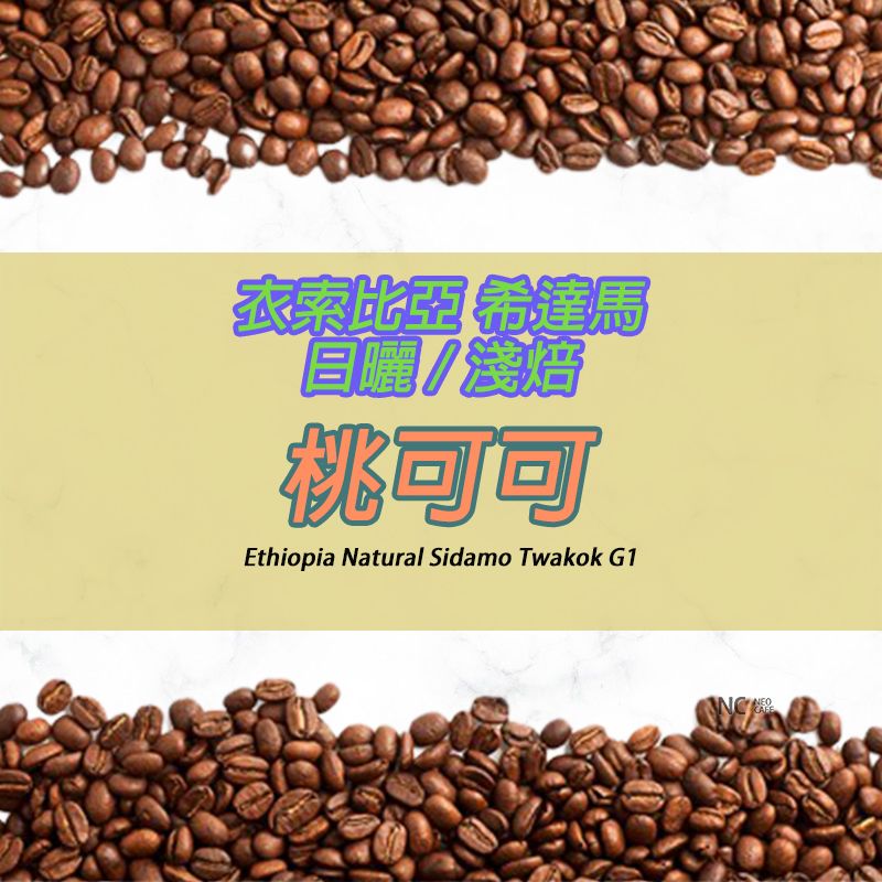 【衣索比亞 希達馬 桃可可】日曬 / 淺焙