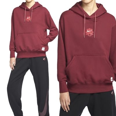 Nike Sportswear CNY 女款 酒紅色 蛇年 刺繡圖騰 HV8461-677
