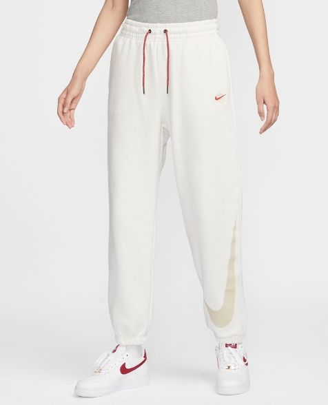 NIKE 長褲 女 運動褲 高腰 超寬鬆 CNY新年 HV8463-133