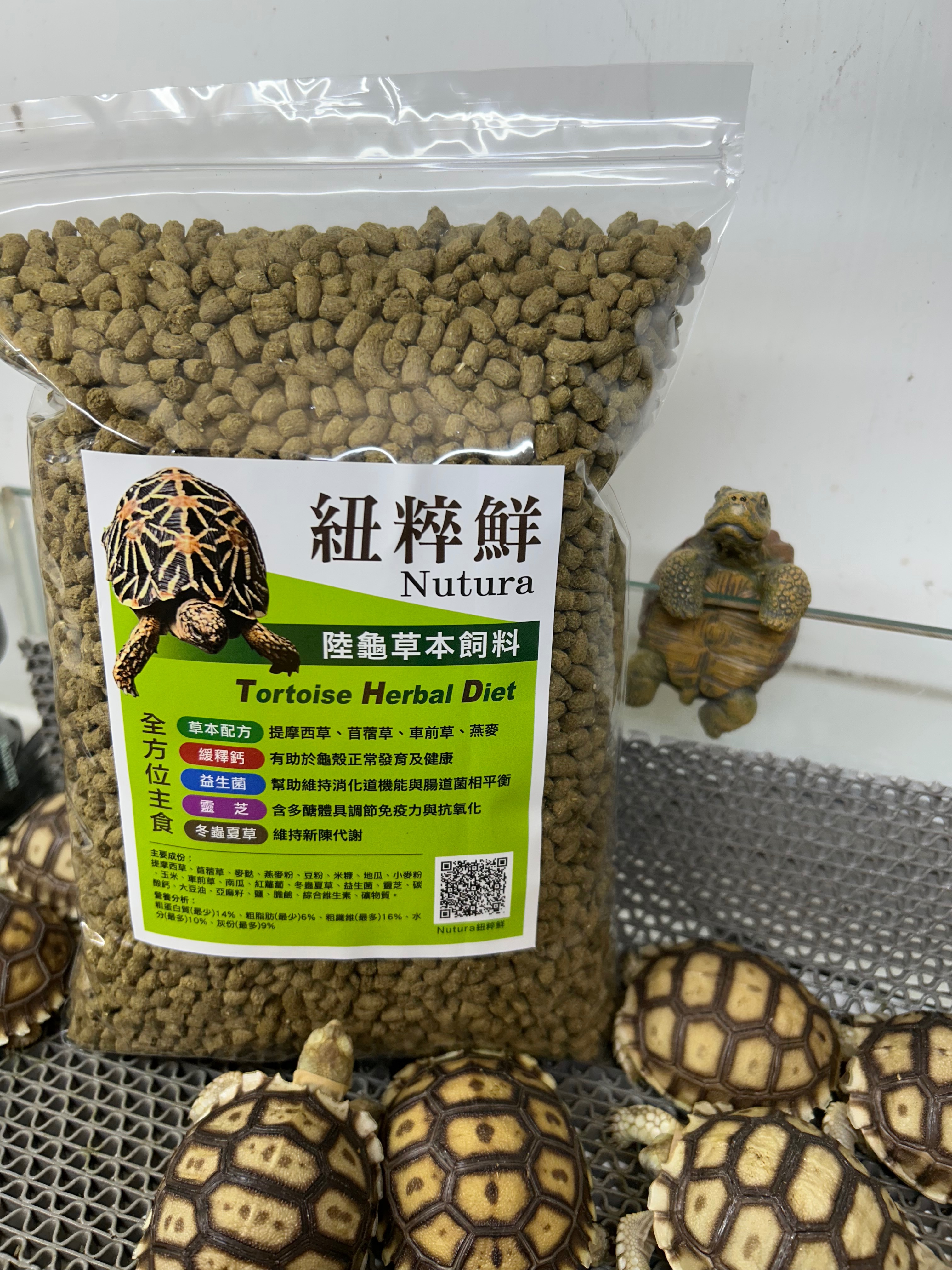 紐粹鮮 陸龜草本飼料