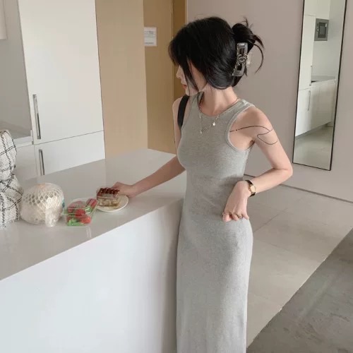 羅紋Bra top長洋裝