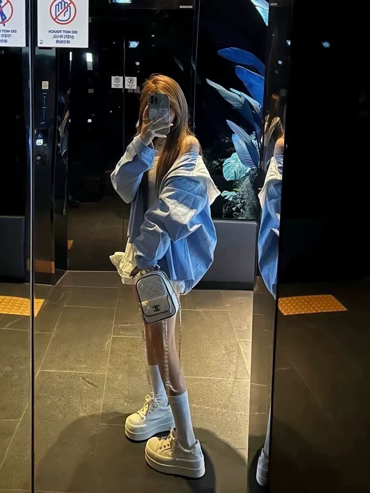 連帽牛仔布外套