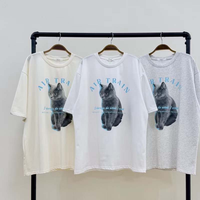 灰貓咪oversized