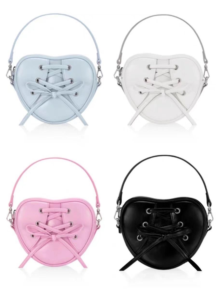 愛心綁繩小廢包