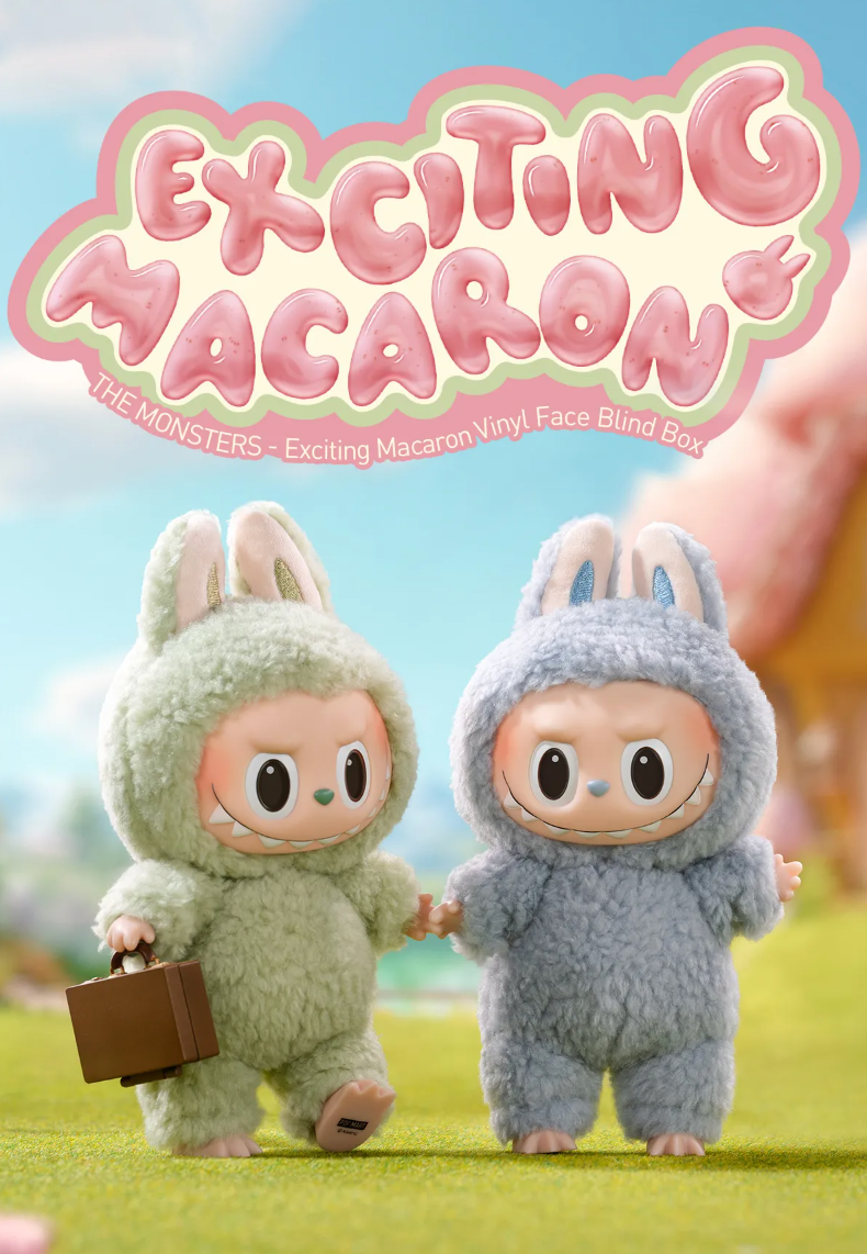 THE MONSTERS - Tasty Macarons Vinyl Face Blind Box心動馬卡龍搪膠臉