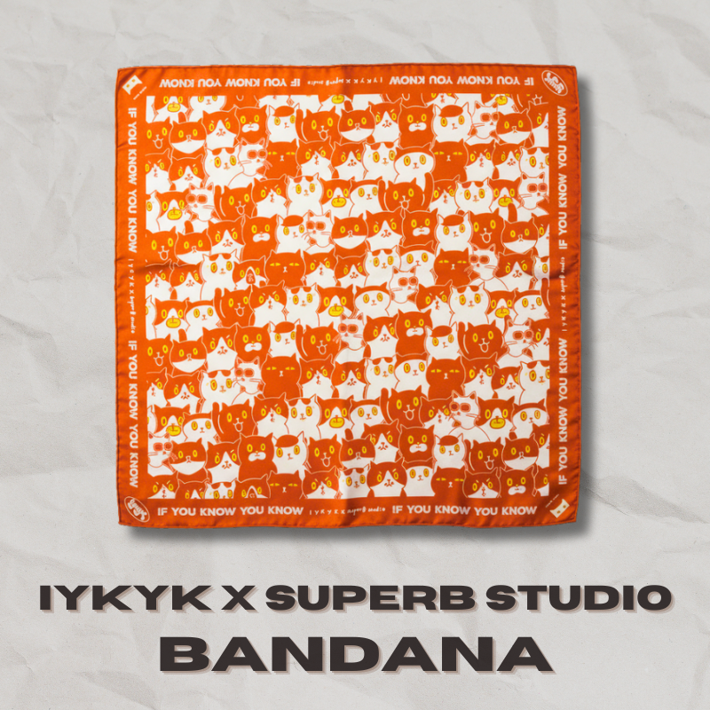 IYKYK x SuperB Studio Bandana